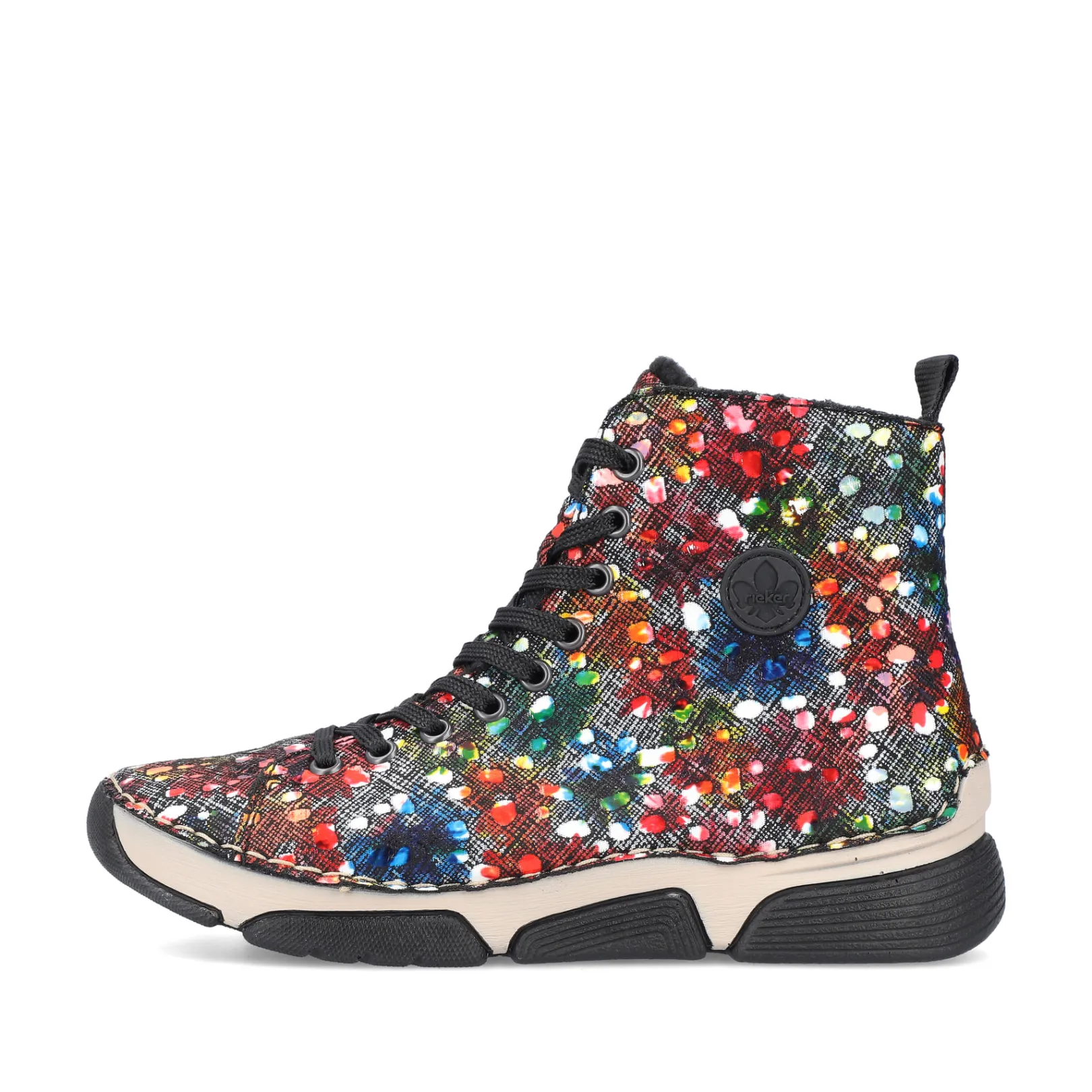 Rieker Stiefeletten & Boots<Damen Schnürstiefel multi Bunt