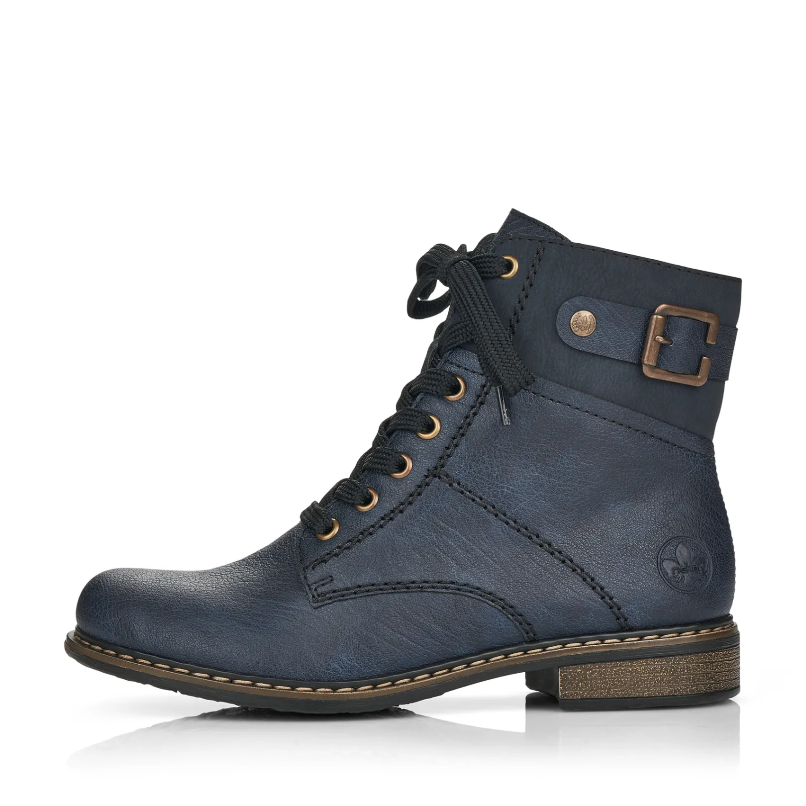 Rieker Stiefeletten & Boots<Damen Schnürstiefel ozean Blau