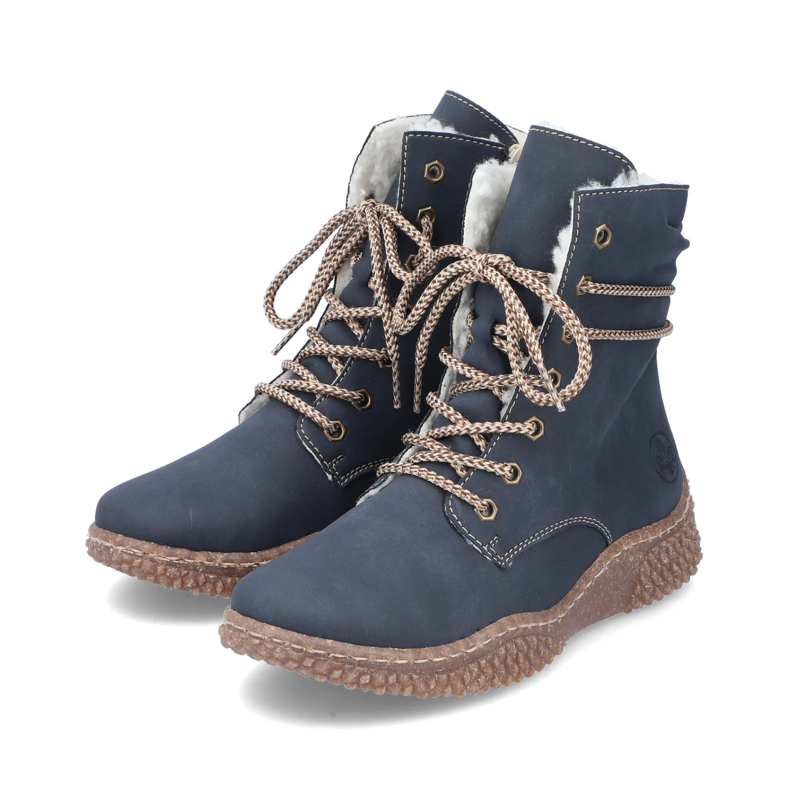 Rieker Stiefeletten & Boots<Damen Schnürstiefel ozean Blau