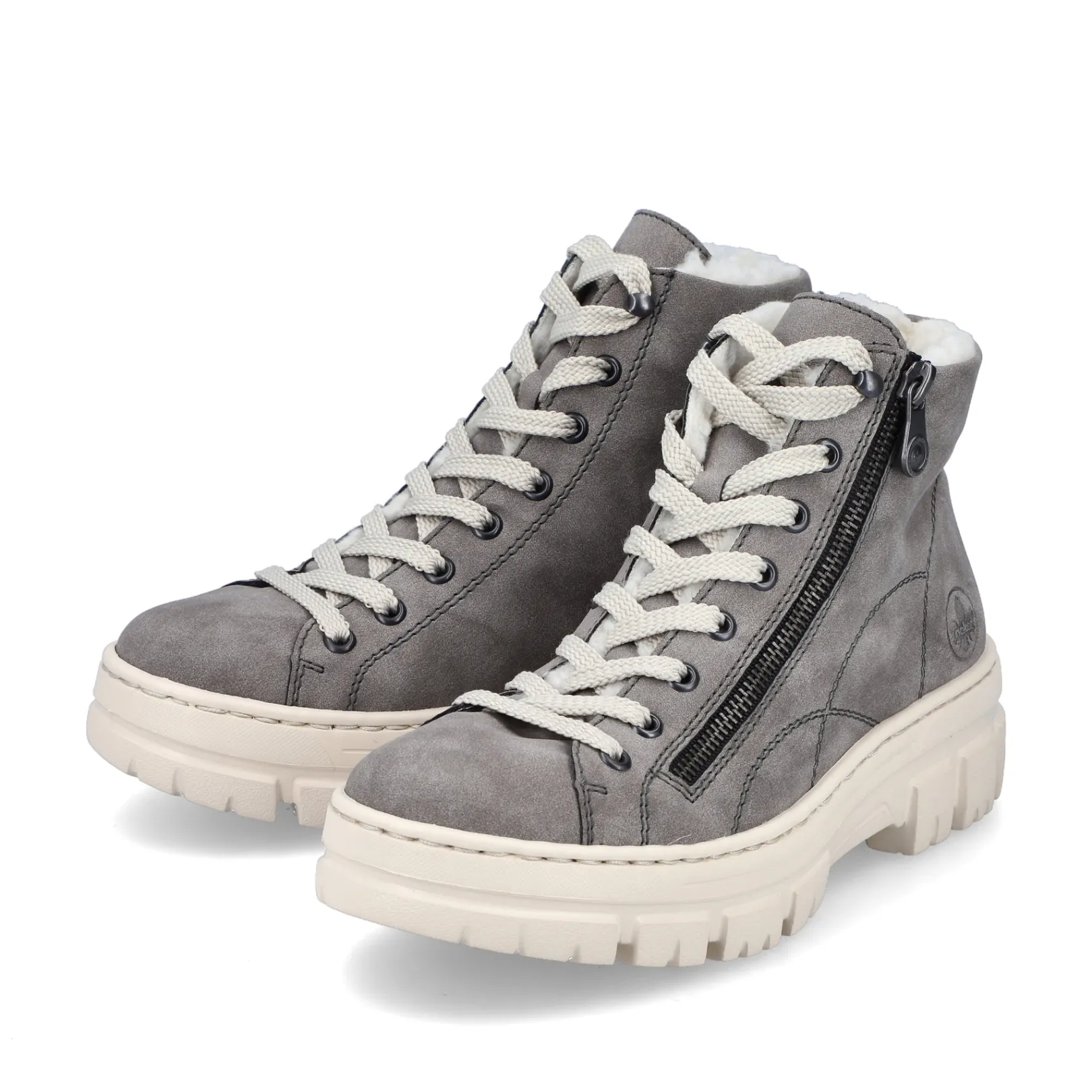 Rieker Stiefeletten & Boots<Damen Schnürstiefel quarz Grau