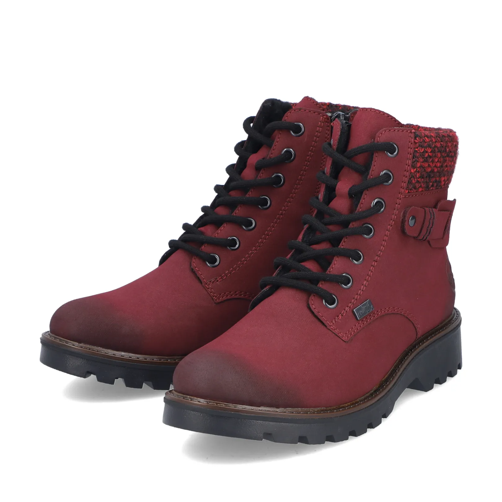 Rieker Stiefeletten & Boots<Damen Schnürstiefel rubin Rot