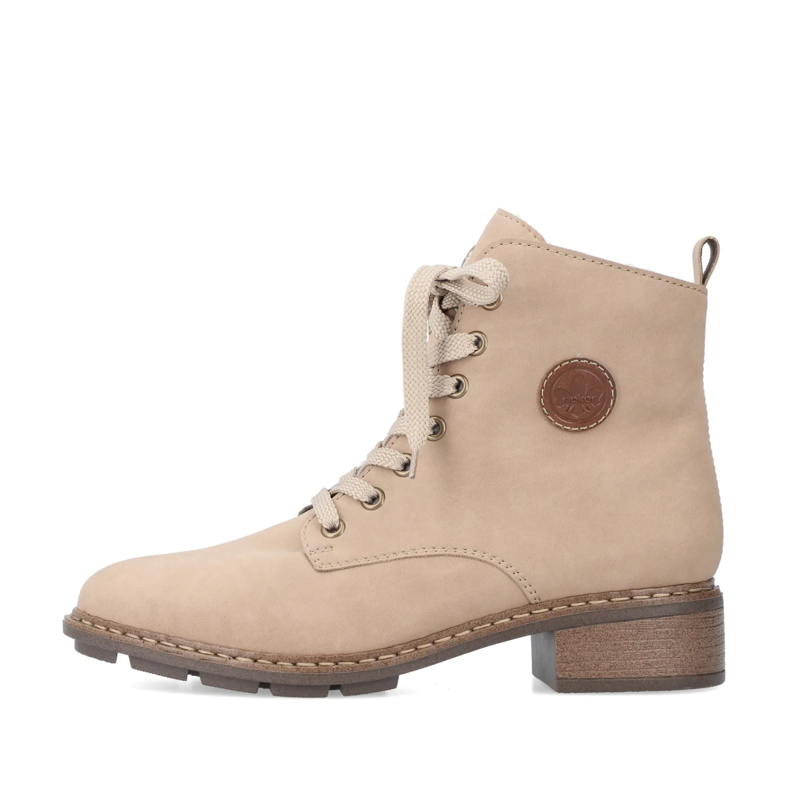 Rieker Stiefeletten & Boots<Damen Schnürstiefel sand Beige