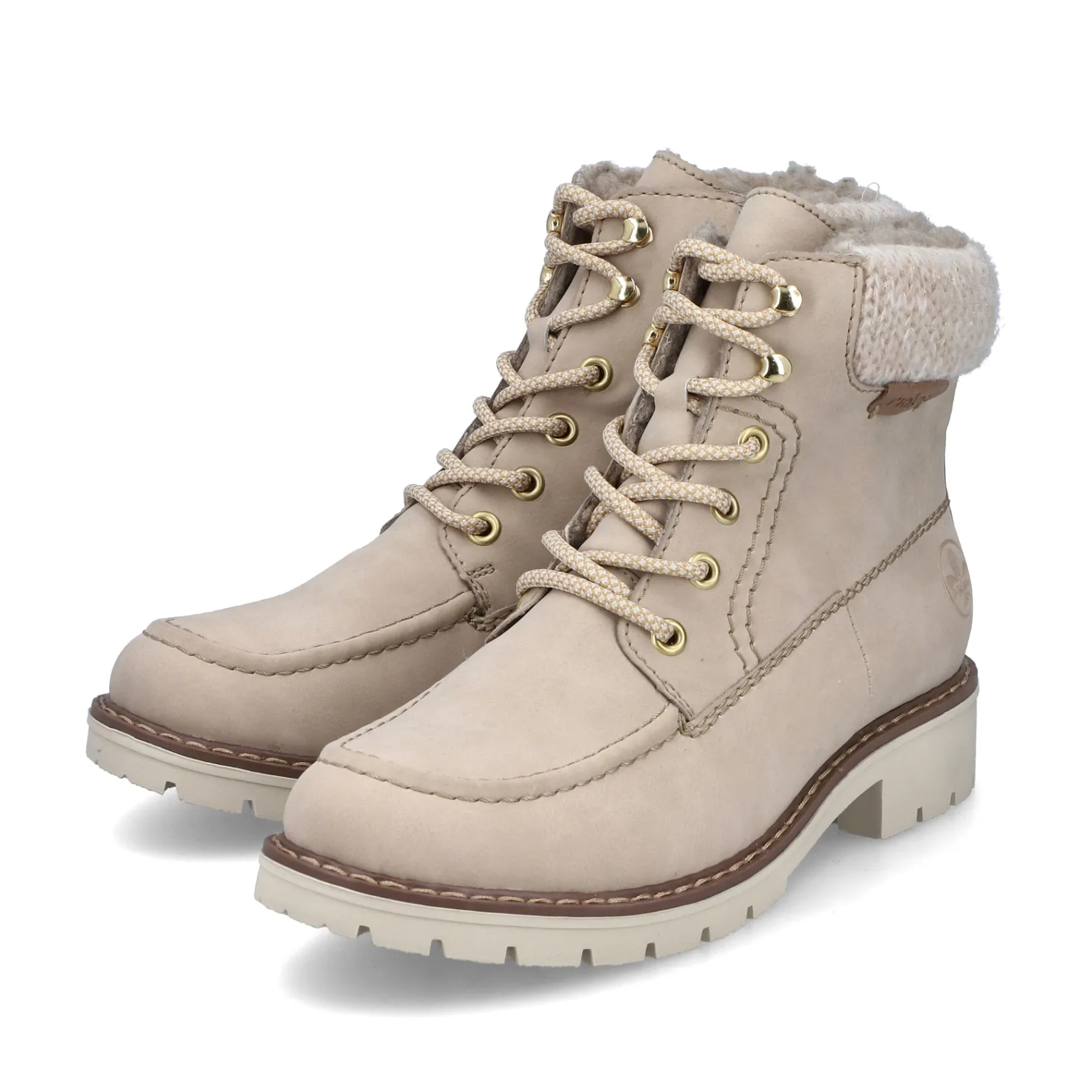 Rieker Stiefeletten & Boots<Damen Schnürstiefel sand Beige