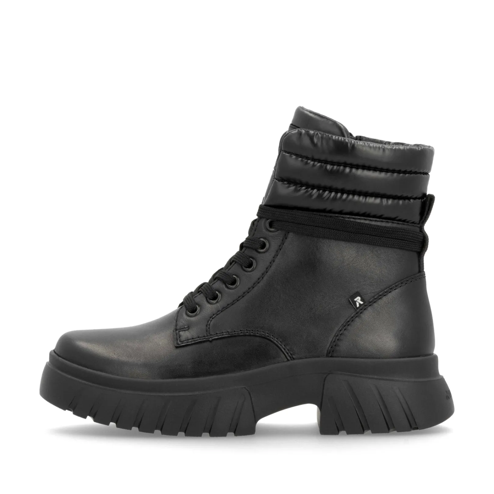 Rieker Stiefeletten & Boots<Damen Schnürstiefel stahl Schwarz