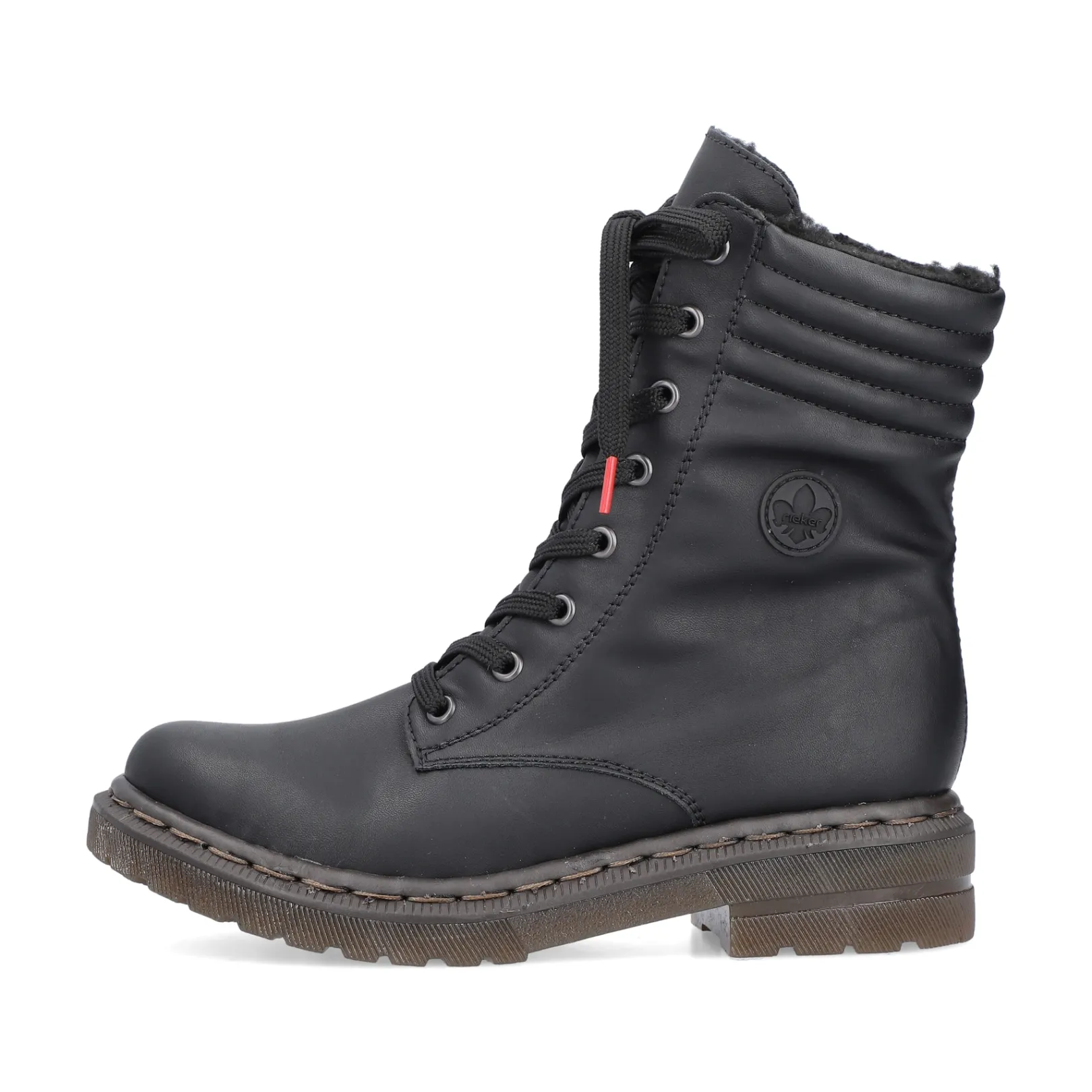 Rieker Stiefeletten & Boots<Damen Schnürstiefel tief Schwarz