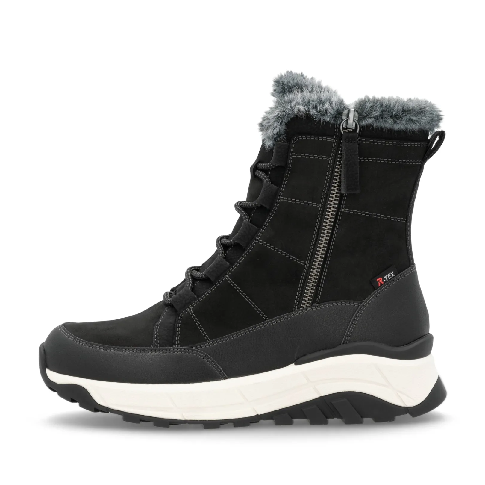 Rieker Stiefeletten & Boots<Damen Schnürstiefel urban Schwarz