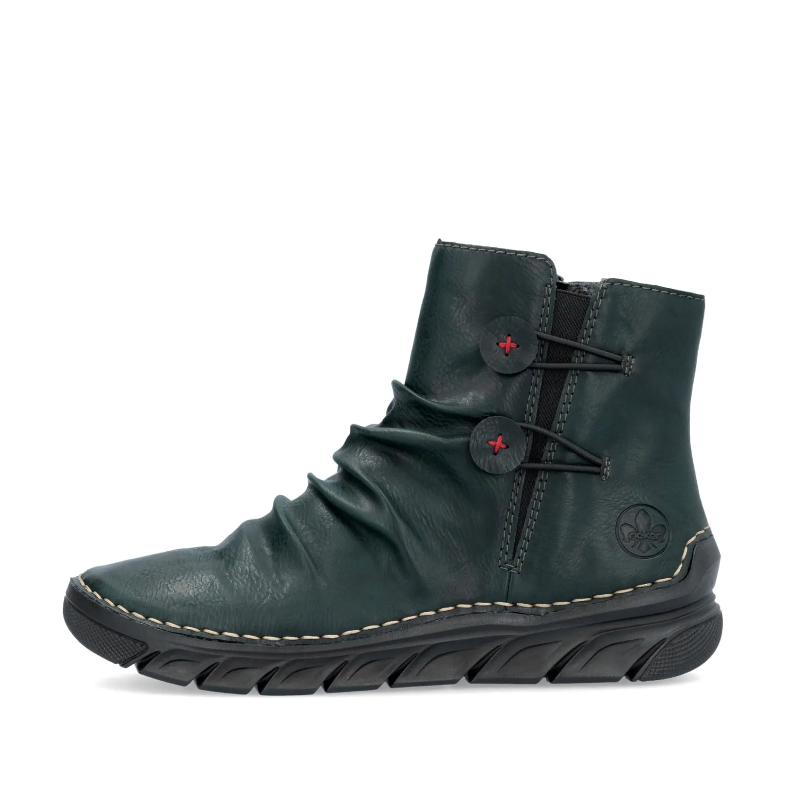 Rieker Stiefeletten & Boots<Damen Schnürstiefel wald Grün