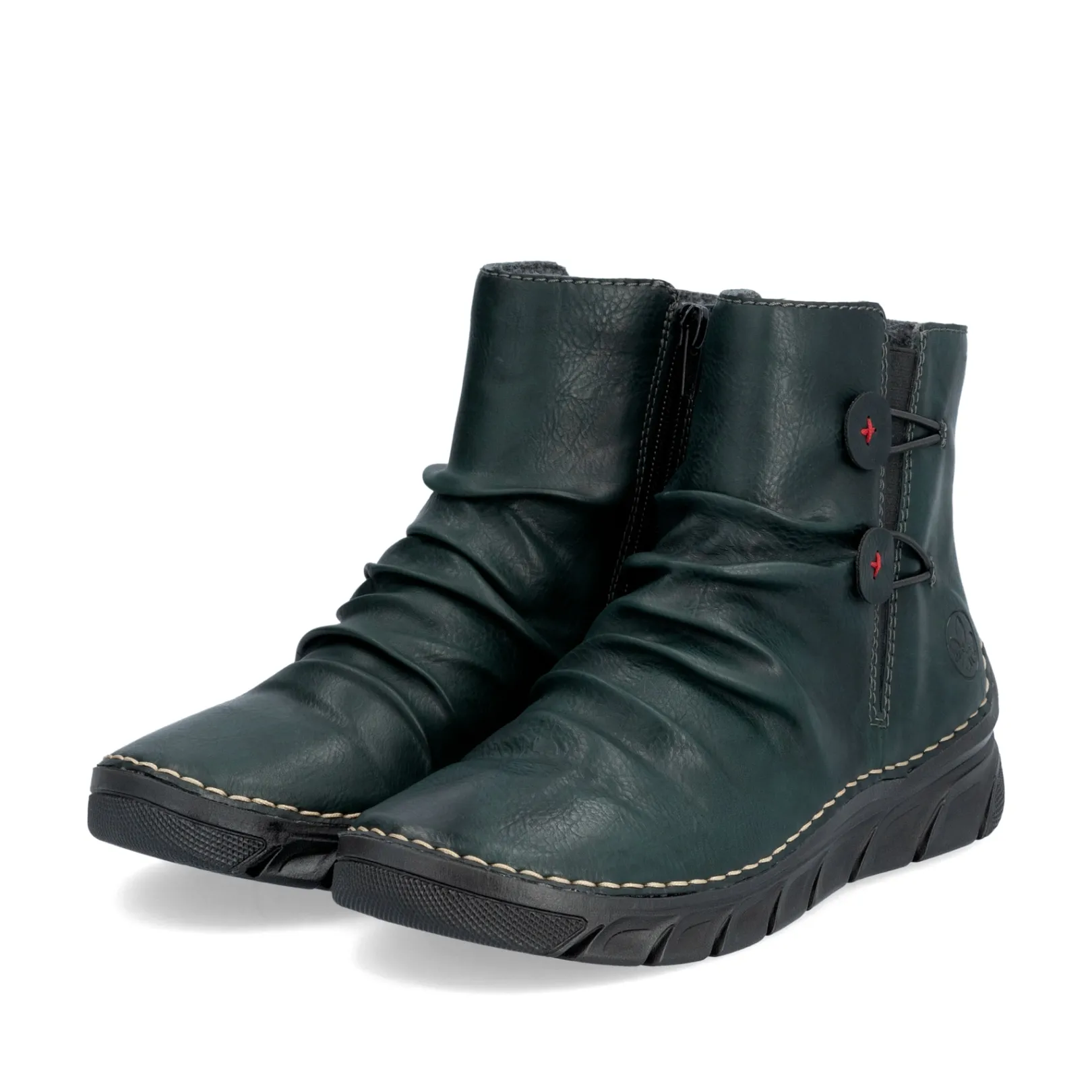 Rieker Stiefeletten & Boots<Damen Schnürstiefel wald Grün