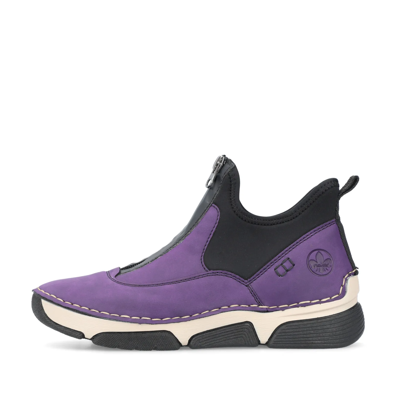 Rieker Halbschuhe & Slipper<Damen Slipper aubergine Lila