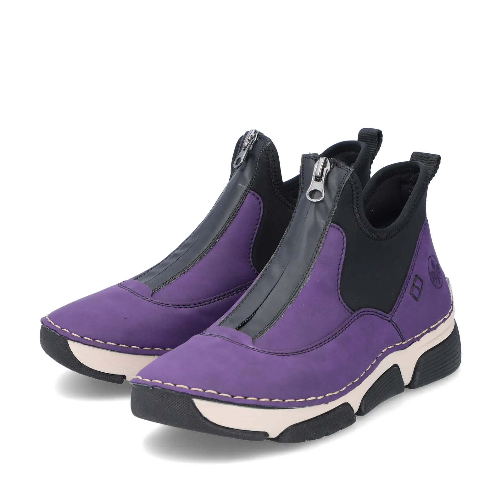 Rieker Halbschuhe & Slipper<Damen Slipper aubergine Lila