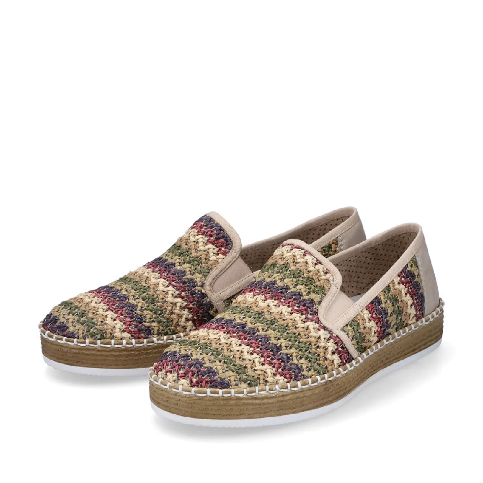 Rieker Halbschuhe & Slipper<Damen Slipper gemustert Bunt