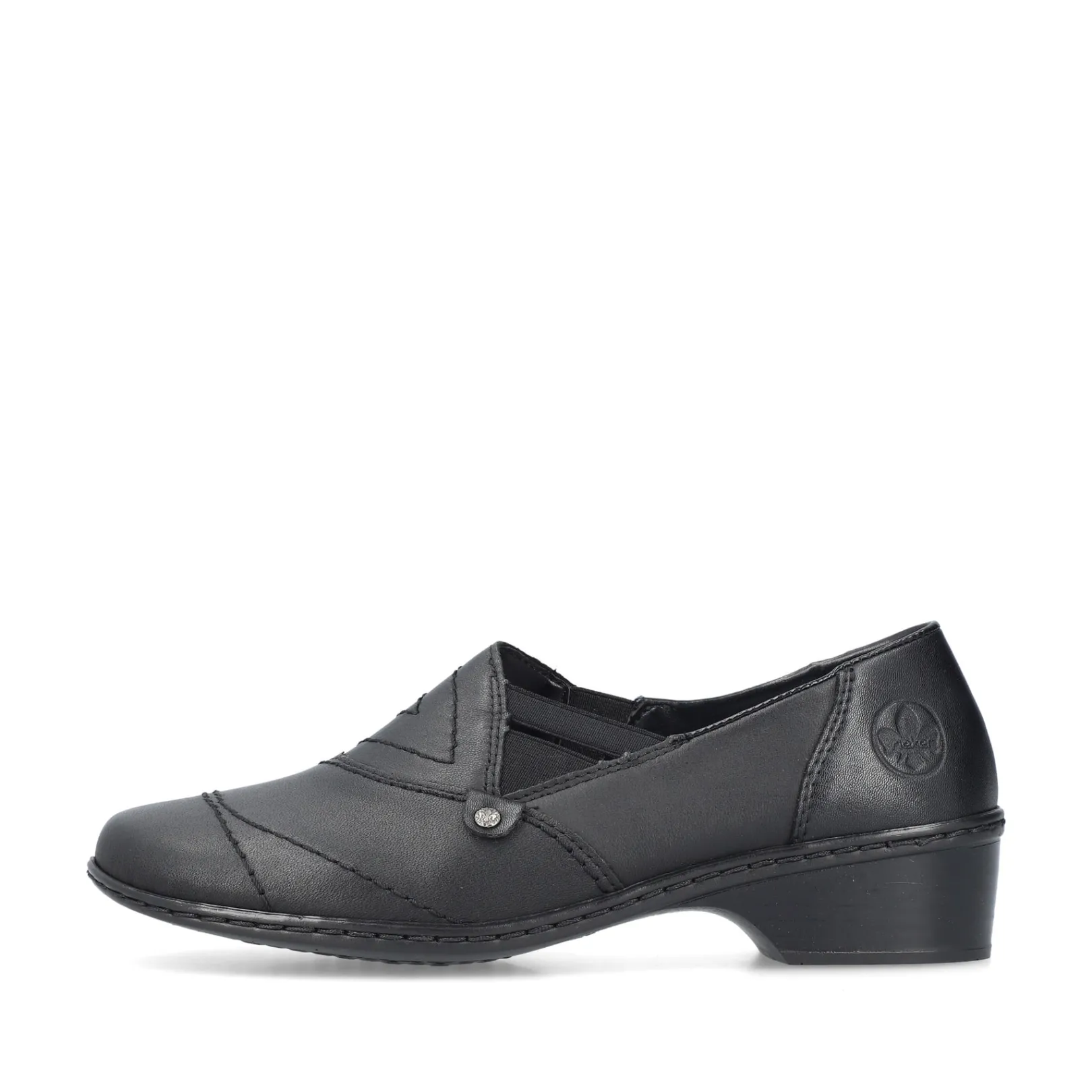 Rieker Halbschuhe & Slipper<Damen Slipper nacht Schwarz