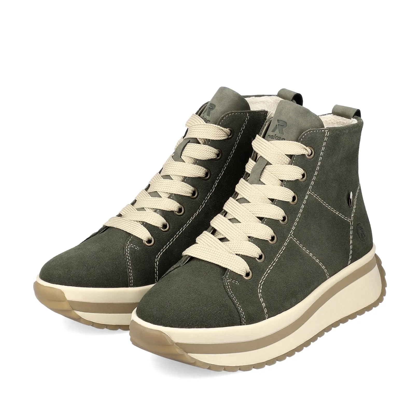 Rieker Sneaker<Damen Sneaker High blatt Grün