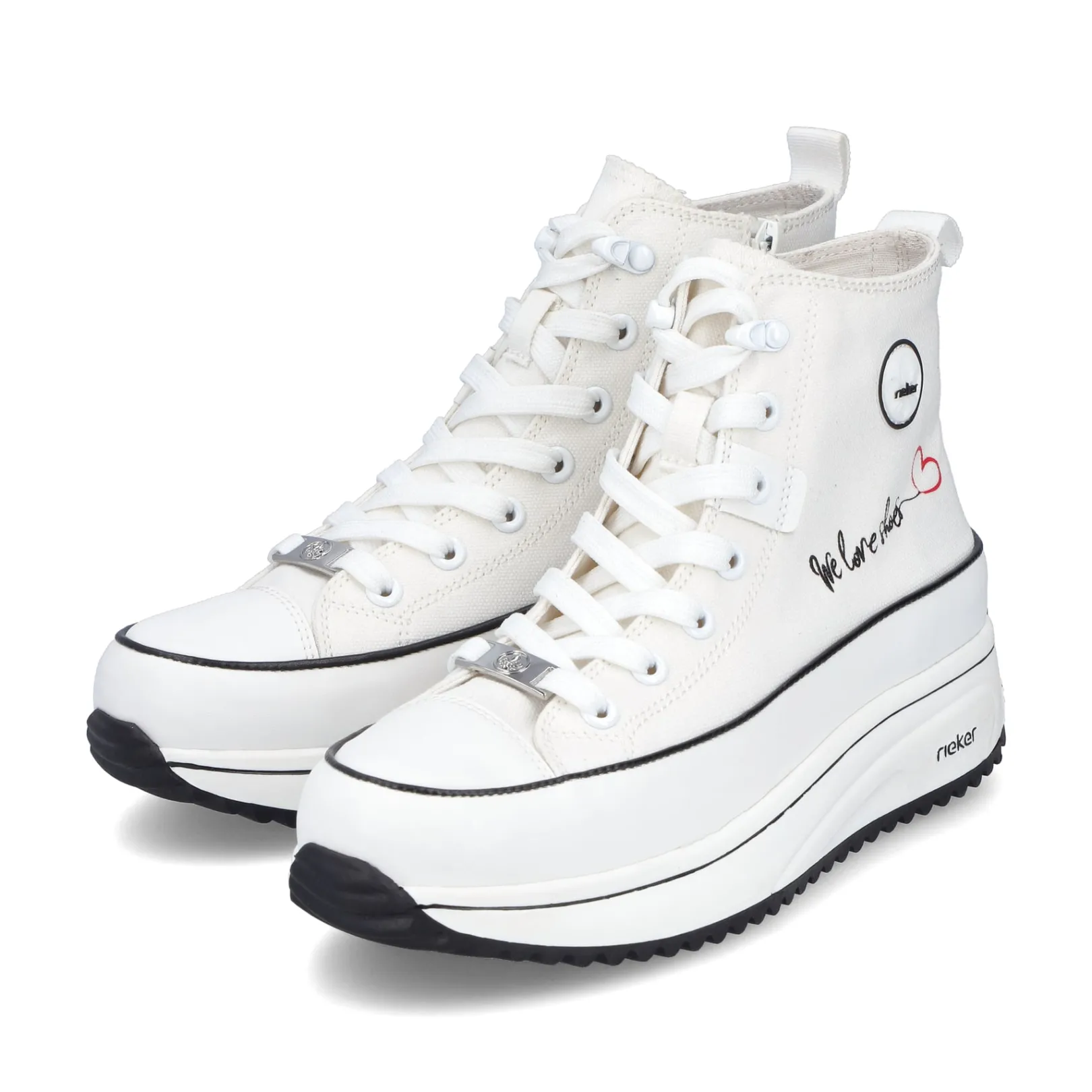 Rieker Sneaker<Damen Sneaker High eis Weiss