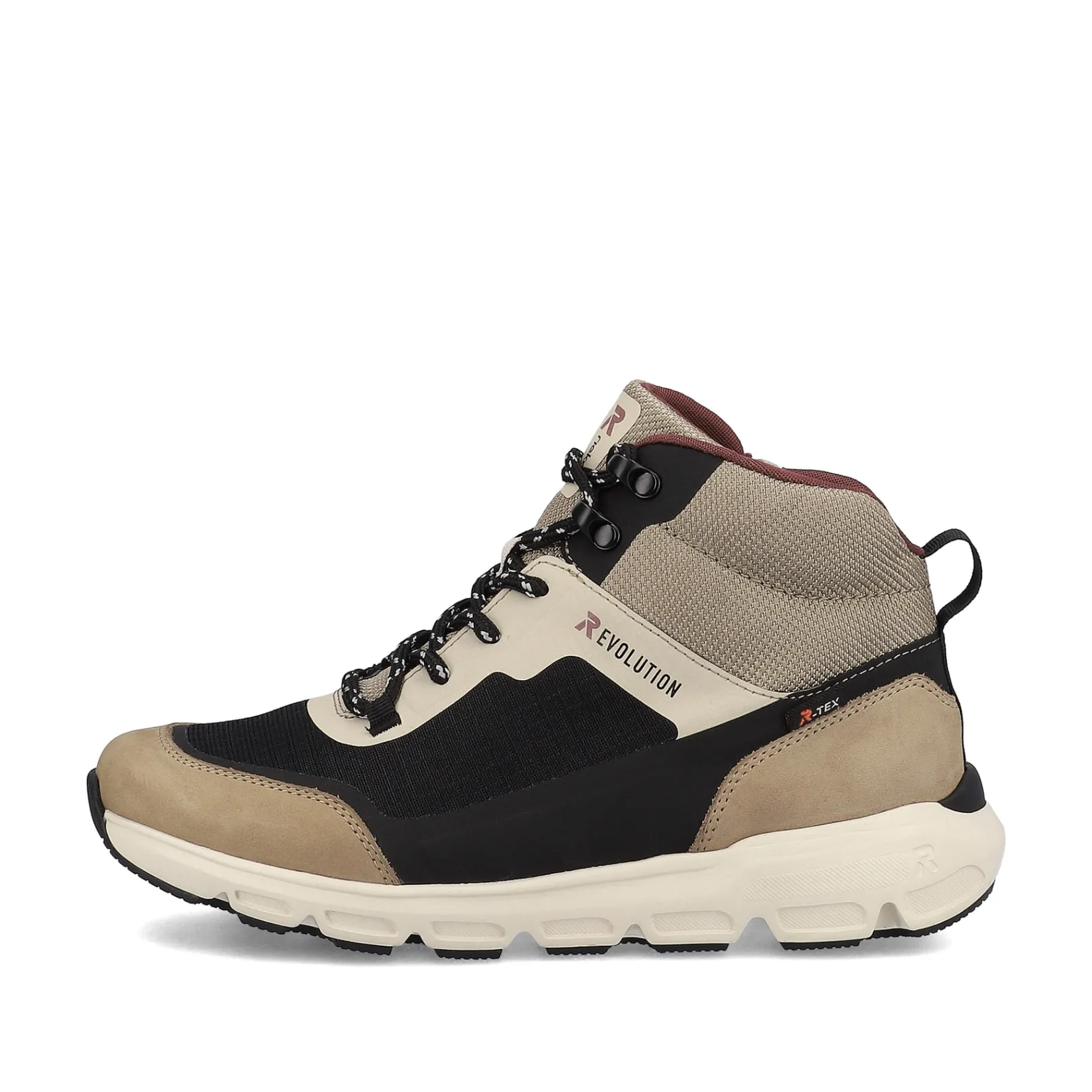 Rieker Sneaker<Damen Sneaker High hazel-wood black Beige