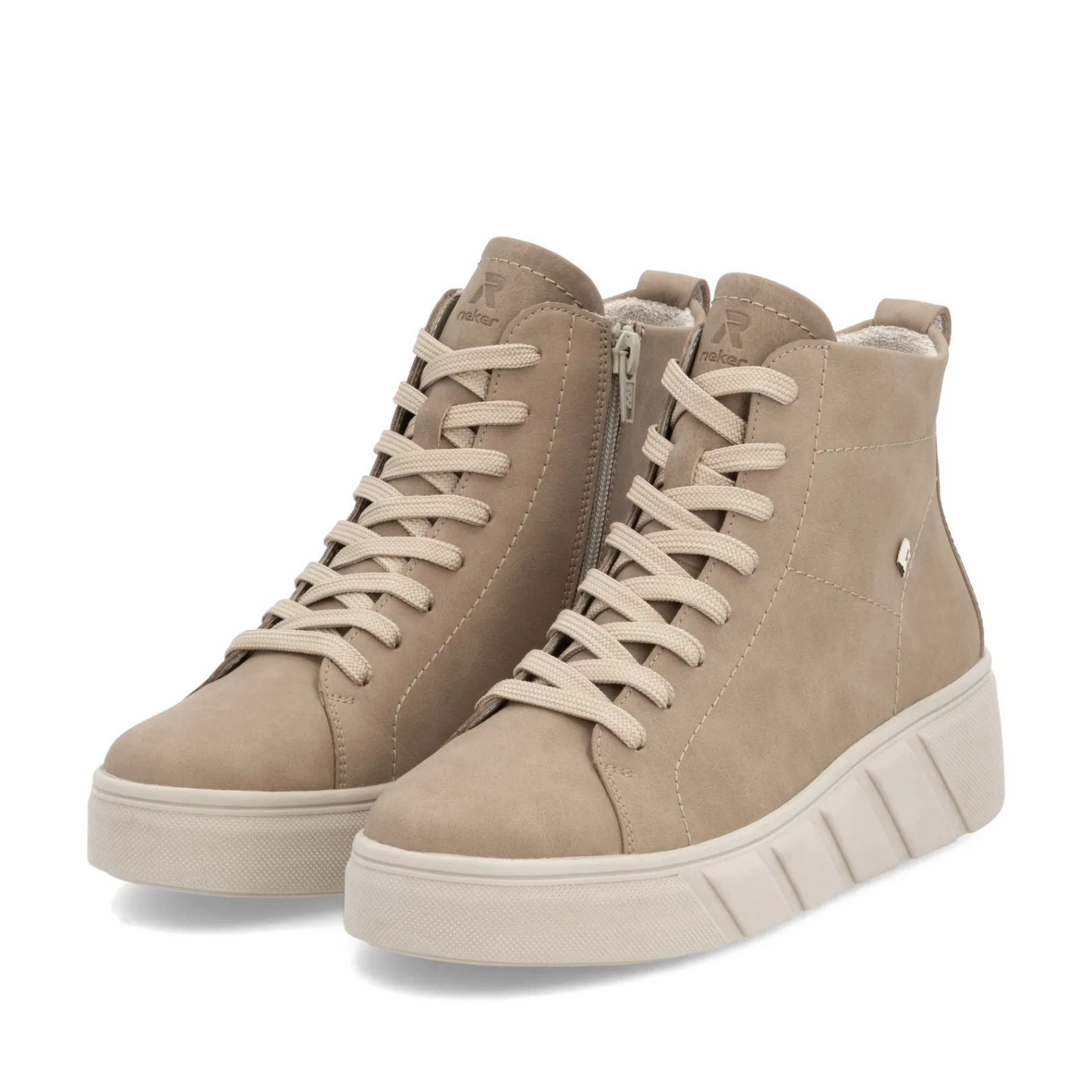 Rieker Sneaker<Damen Sneaker High lehm Beige