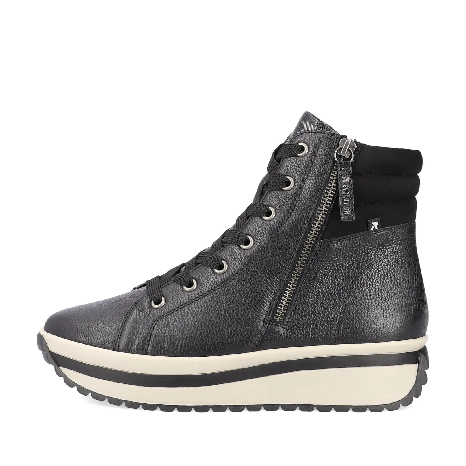 Rieker Sneaker<Damen Sneaker High matt Schwarz