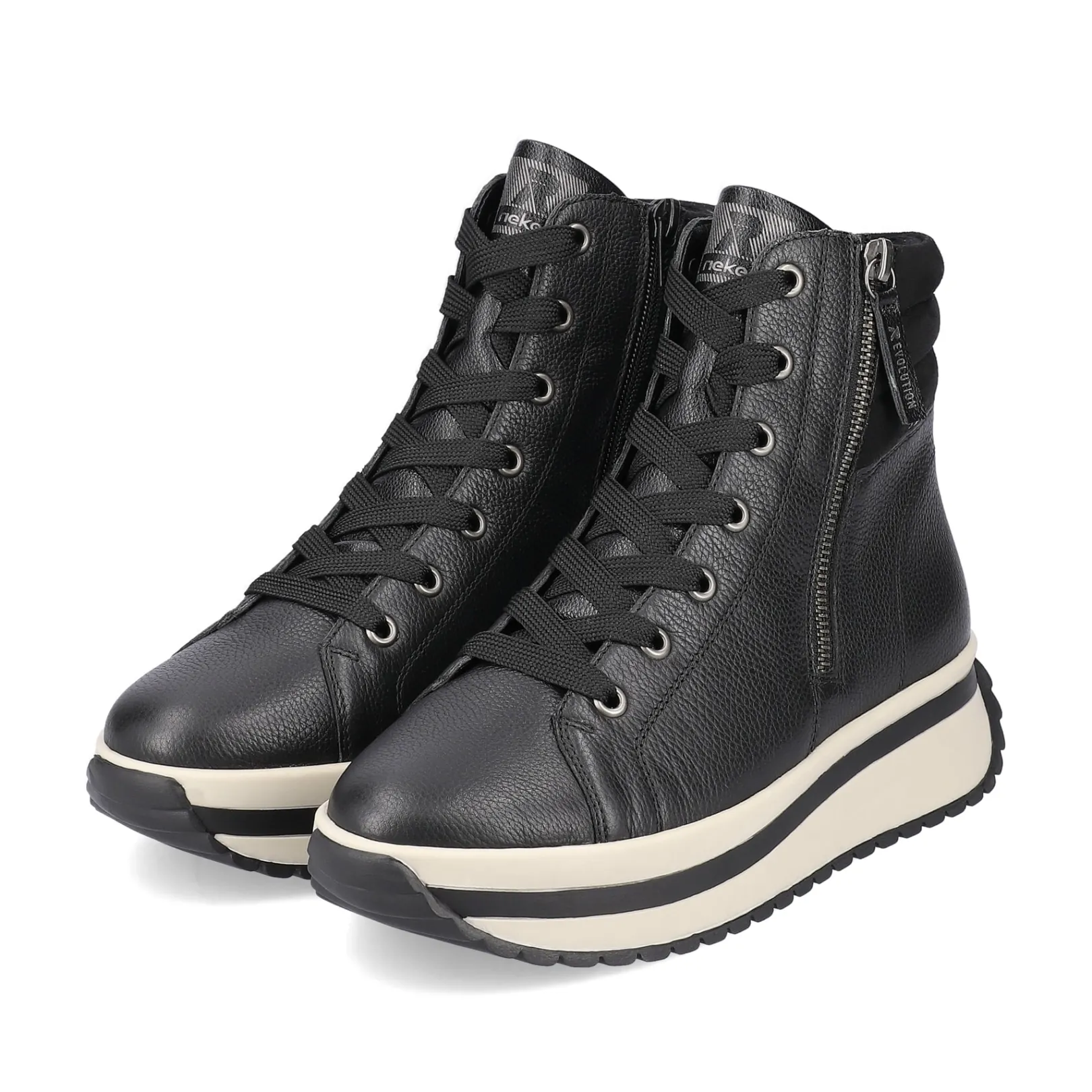 Rieker Sneaker<Damen Sneaker High matt Schwarz