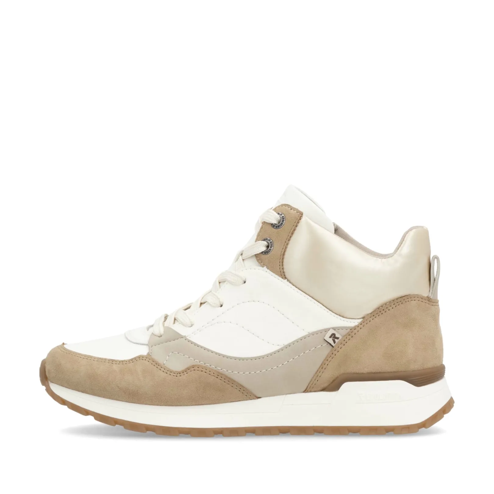 Rieker Sneaker<Damen Sneaker High weiß-beige Weiss