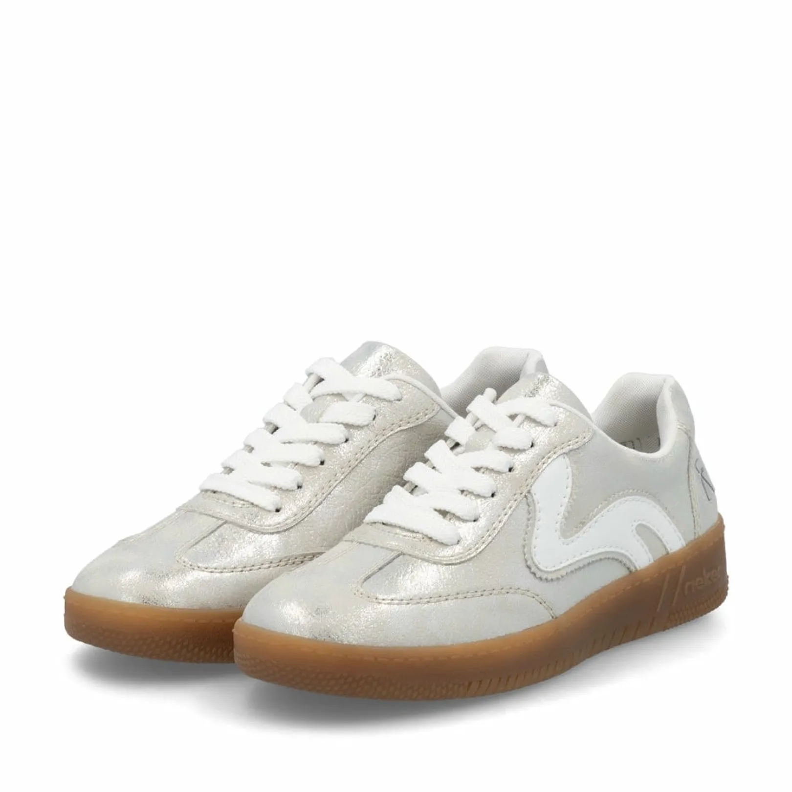 Rieker Sneaker<Damen Sneaker Low Silber/platin