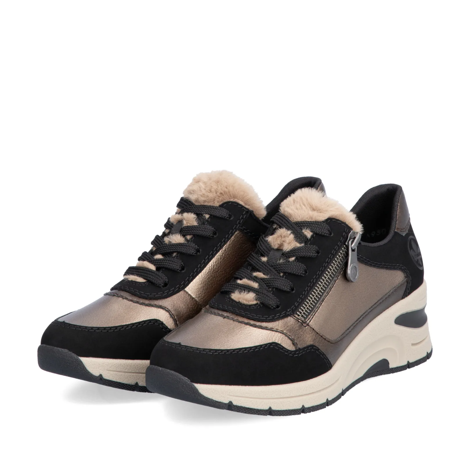 Rieker Sneaker<Damen Sneaker Low bronze-schwarz Beige