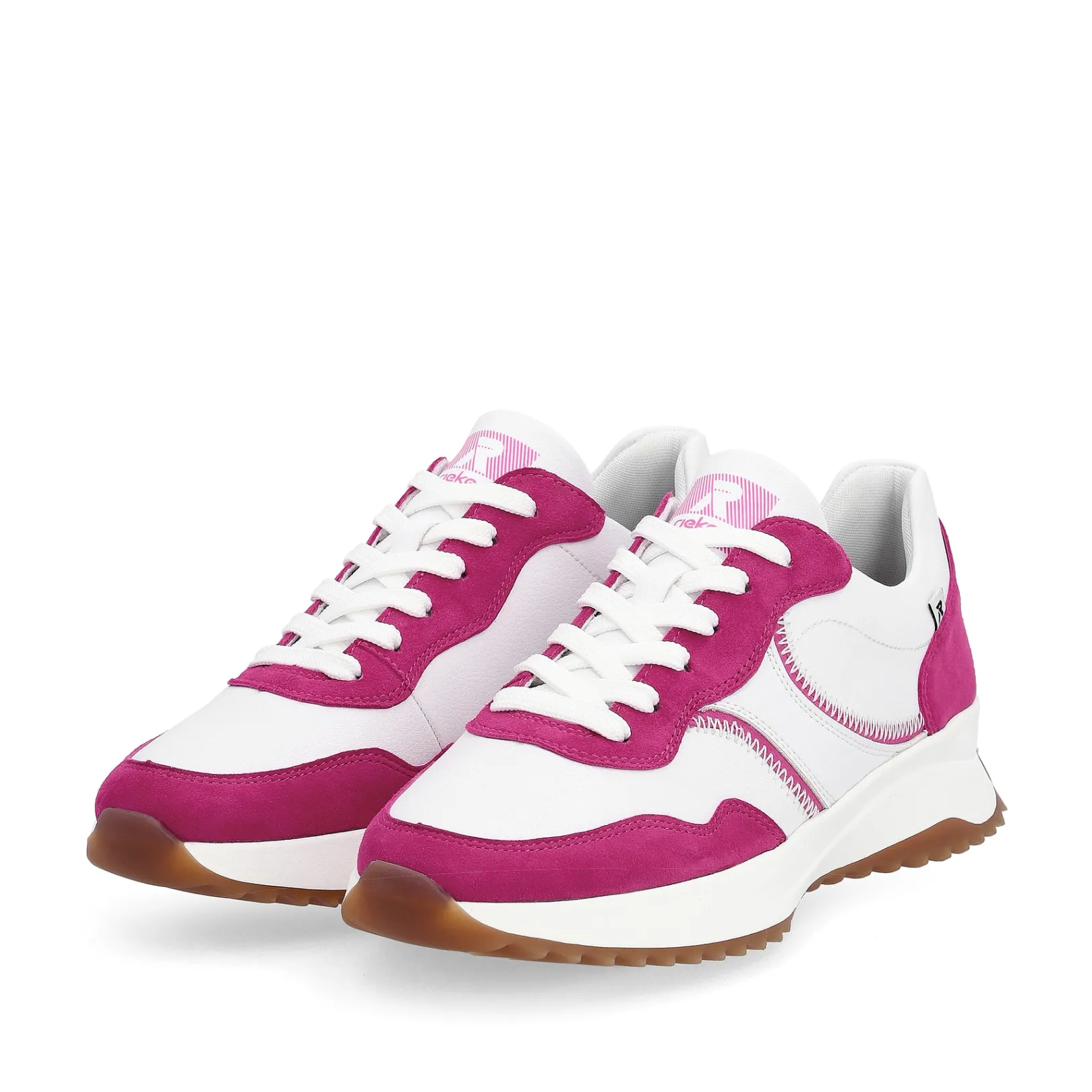 Rieker Sneaker<Damen Sneaker Low clear-white fuchsia Weiss