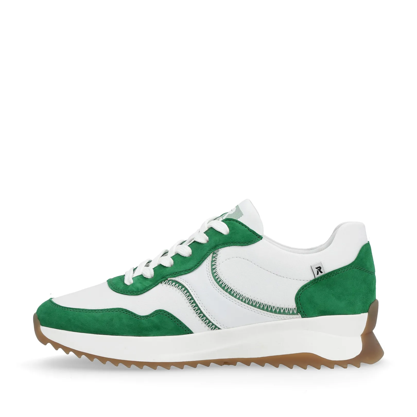 Rieker Sneaker<Damen Sneaker Low clear-white smaragd-green Weiss