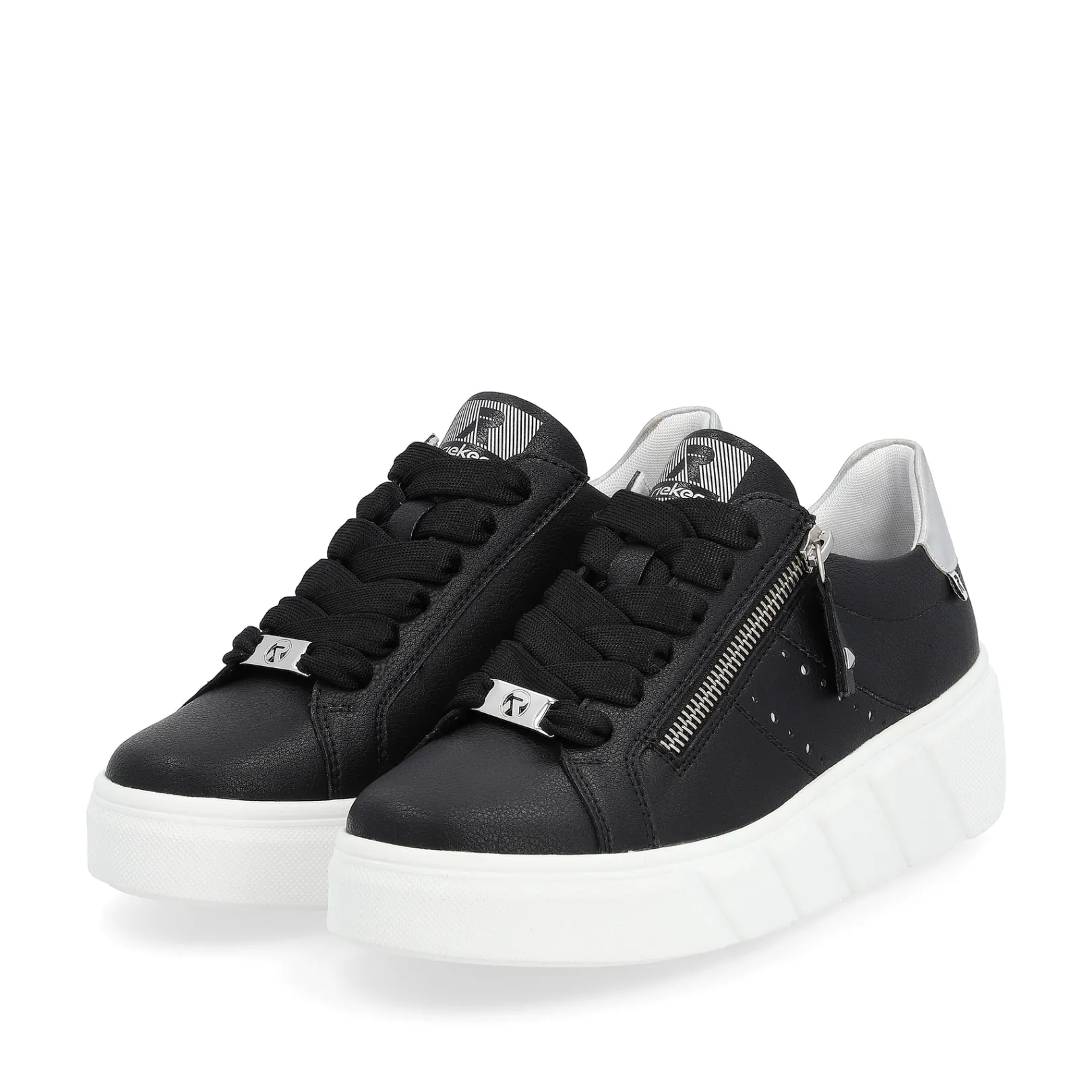 Rieker Sneaker<Damen Sneaker Low diamond black Schwarz