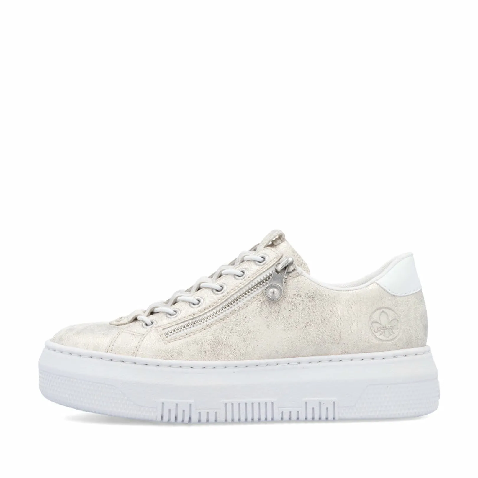 Rieker Sneaker<Damen Sneaker Low grauweiss Metallic