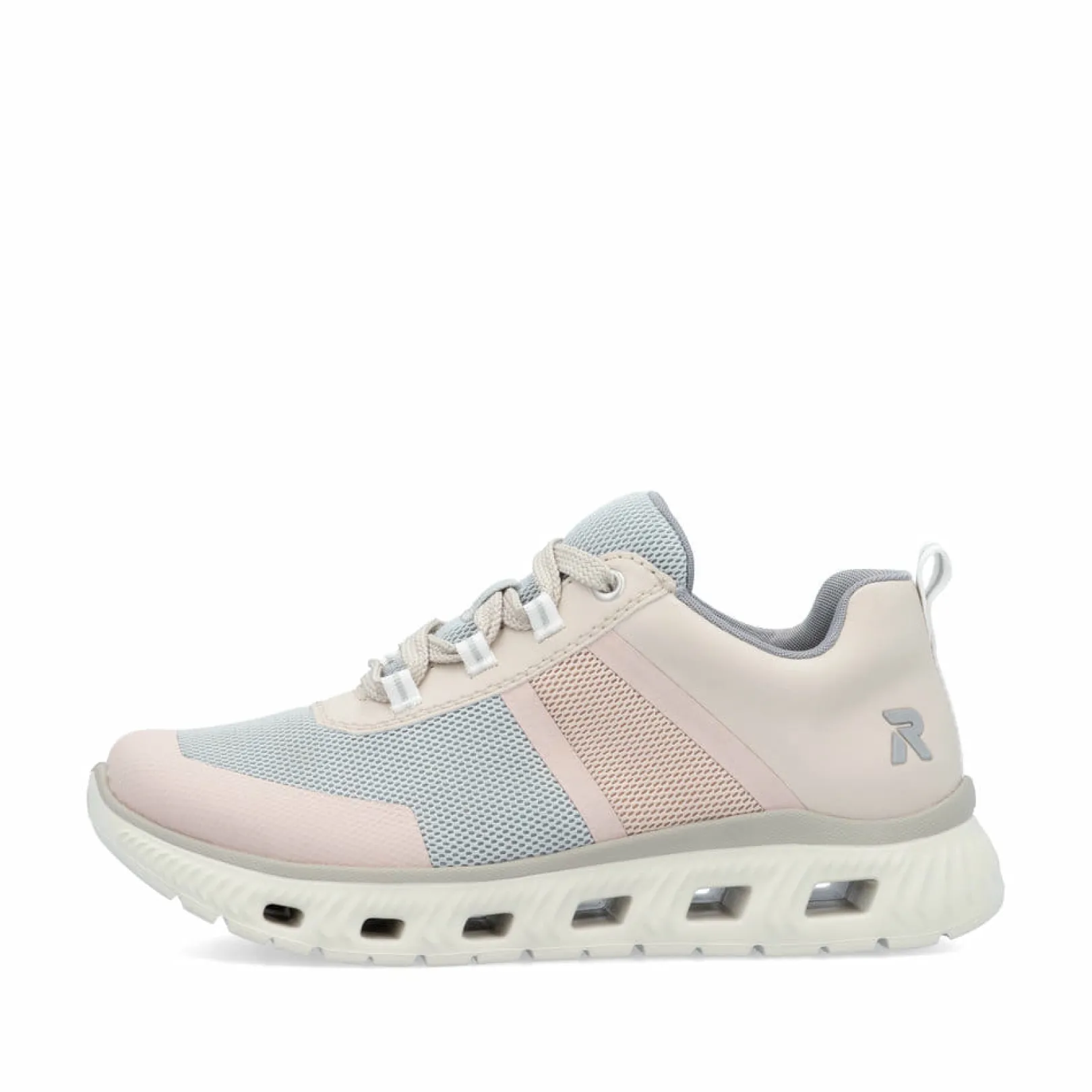 Rieker Sneaker<Damen Sneaker Low hell-pastellblau-rosa Beige