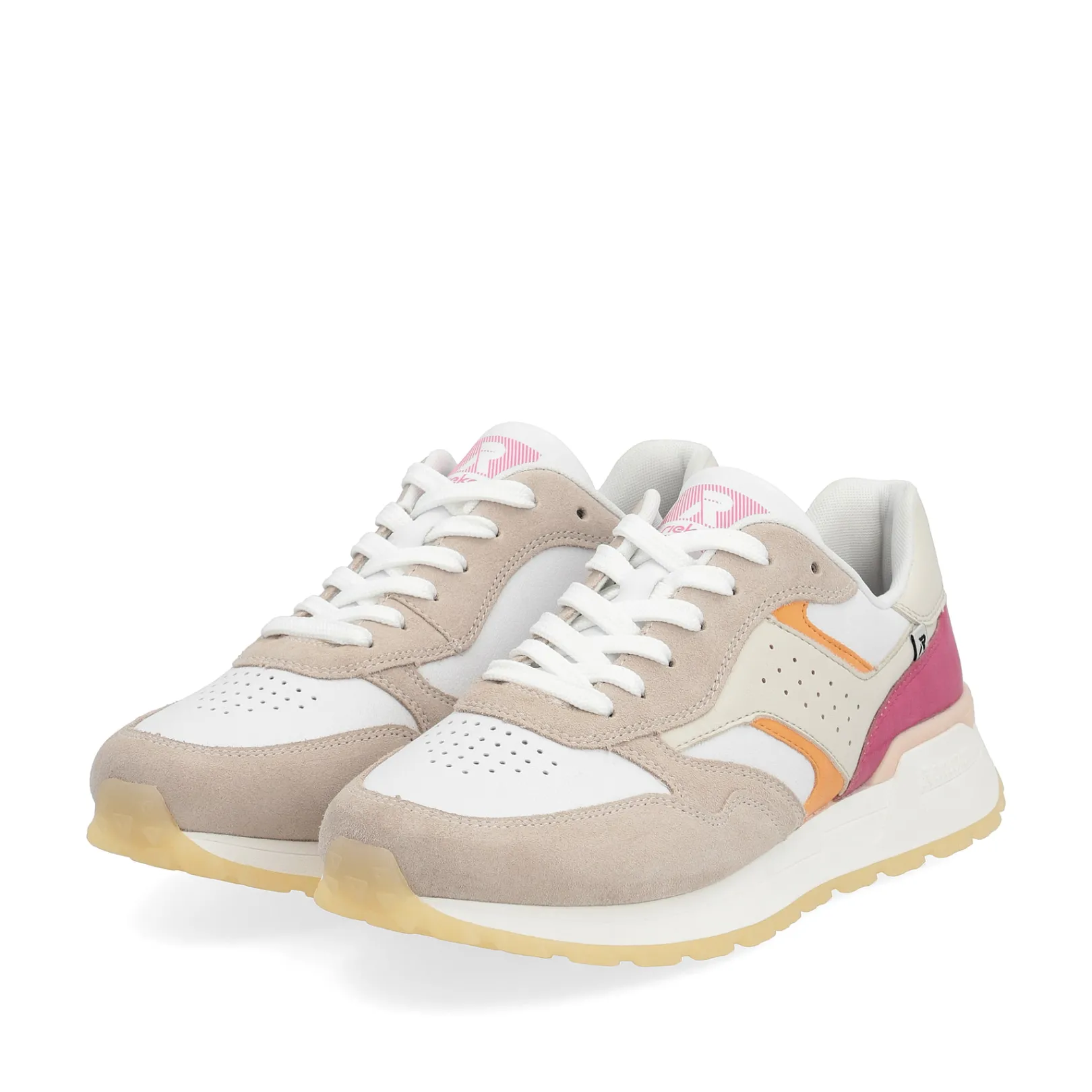 Rieker Sneaker<Damen Sneaker Low light- fuchsia apricot Beige