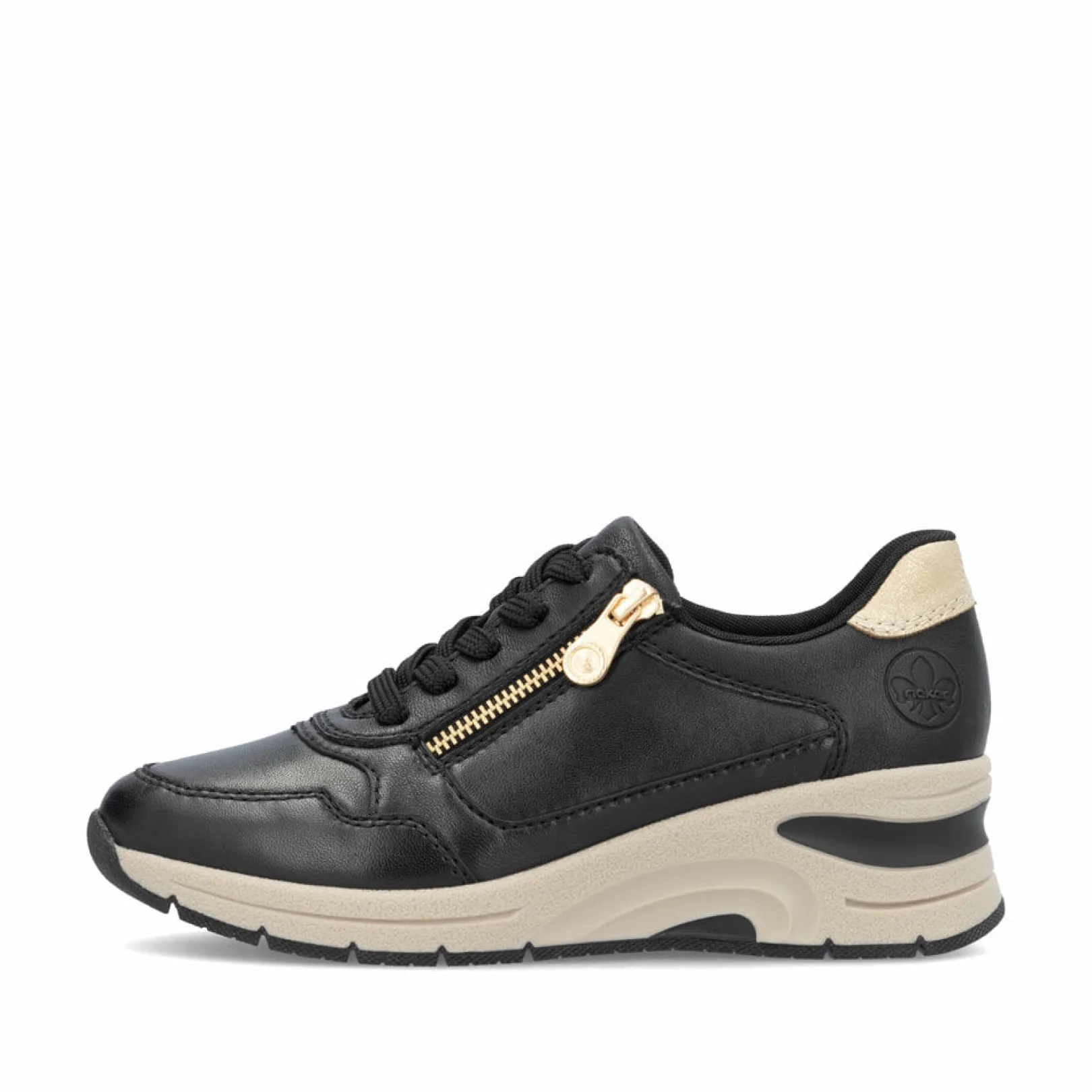 Rieker Sneaker<Damen Sneaker Low matt Schwarz