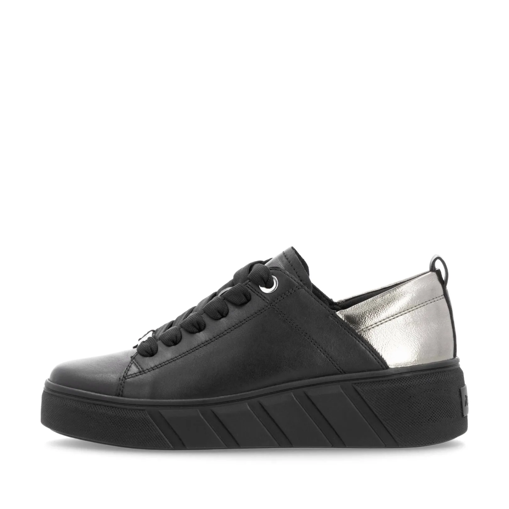 Rieker Sneaker<Damen Sneaker Low matt-silber Schwarz