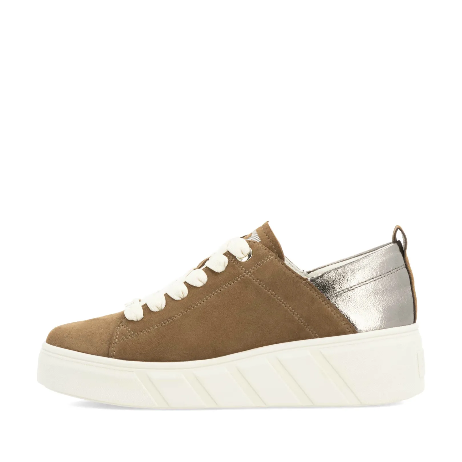 Rieker Sneaker<Damen Sneaker Low nougat-silber Braun