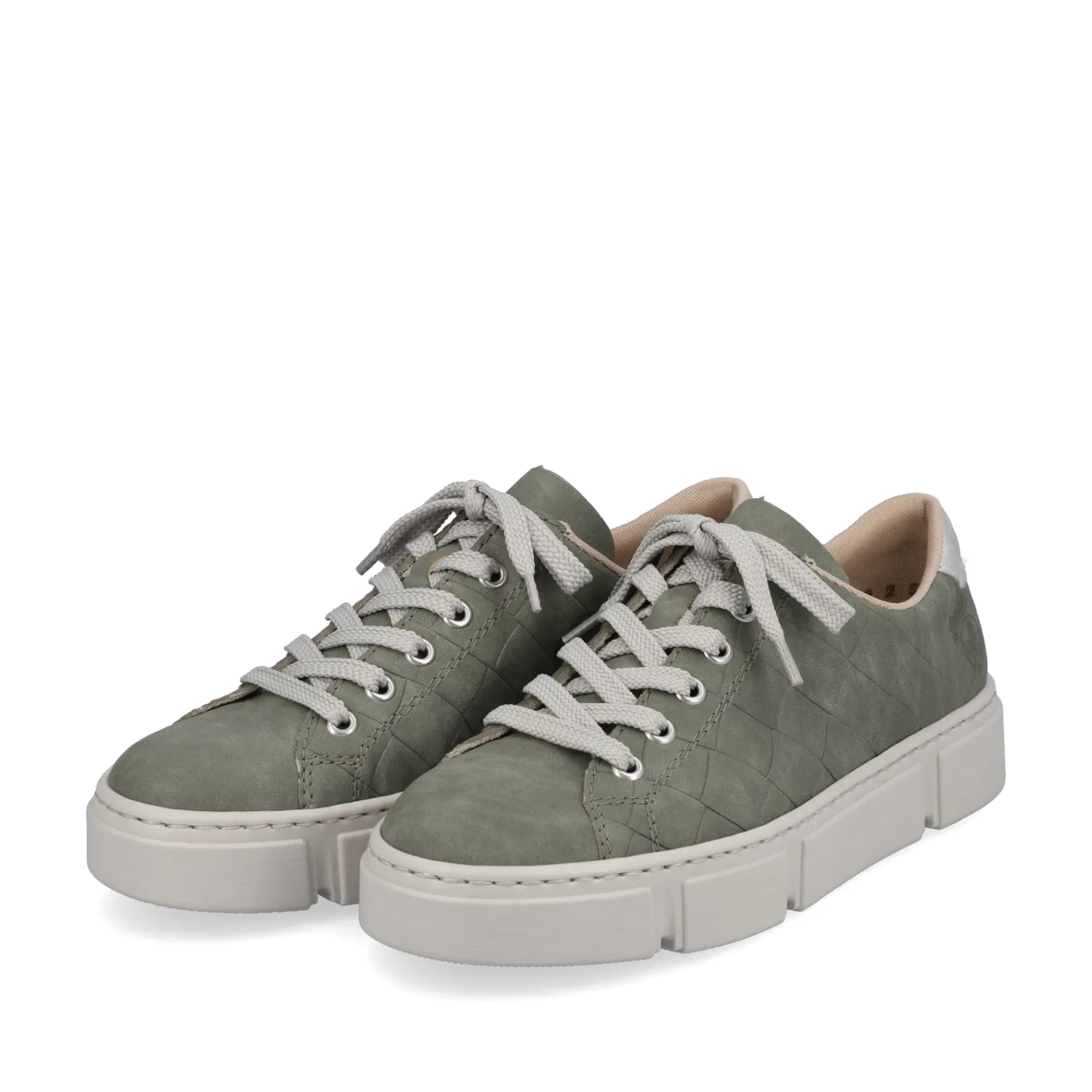 Rieker Sneaker<Damen Sneaker Low oliv-sandbeige Grün