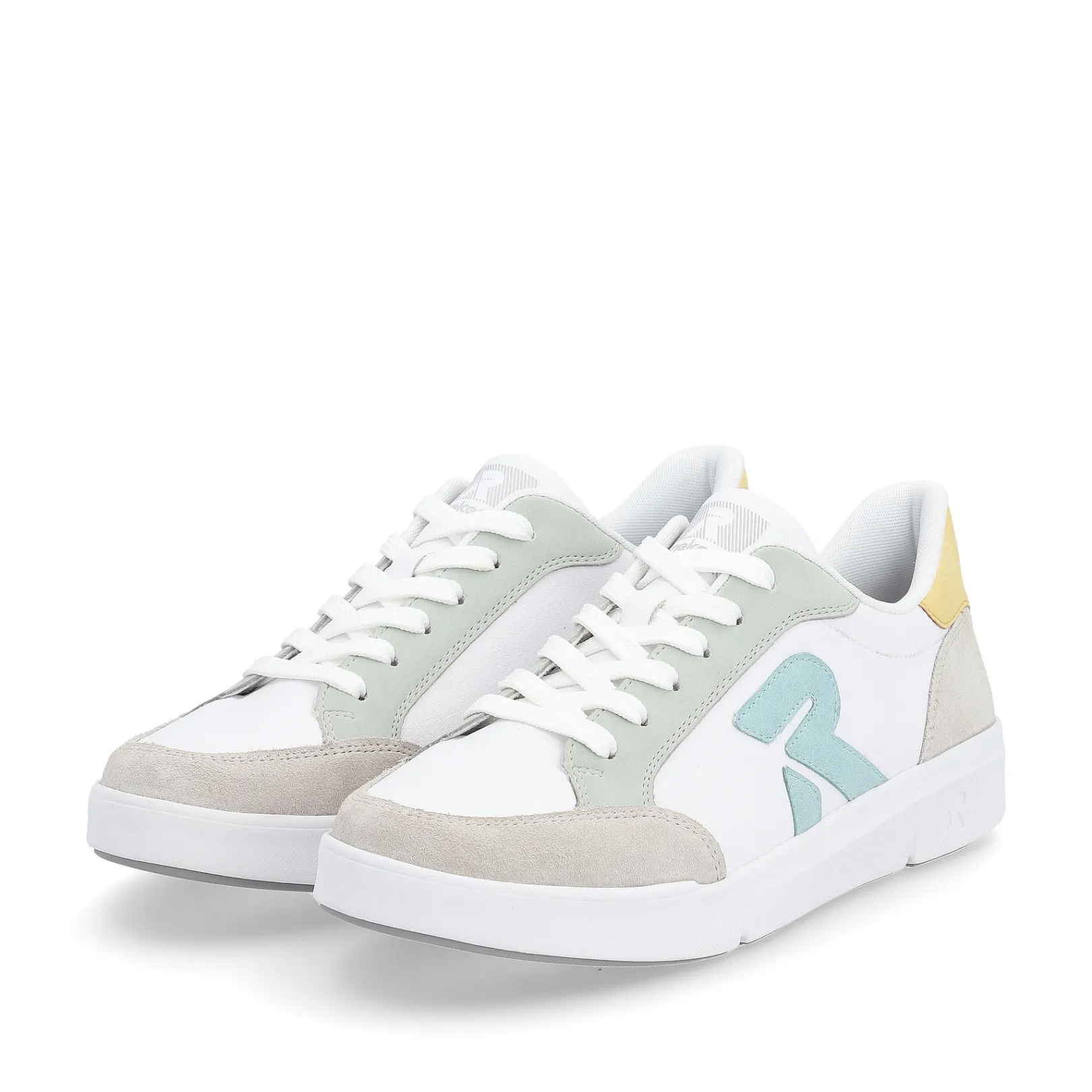 Rieker Sneaker<Damen Sneaker Low snow-white dusty-grey Weiss