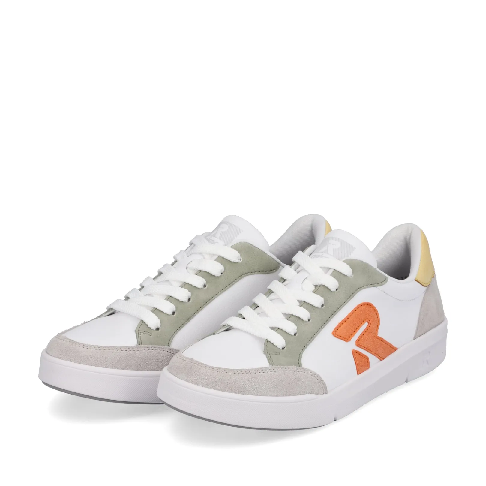 Rieker Sneaker<Damen Sneaker Low swan-white arctic-grey Weiss