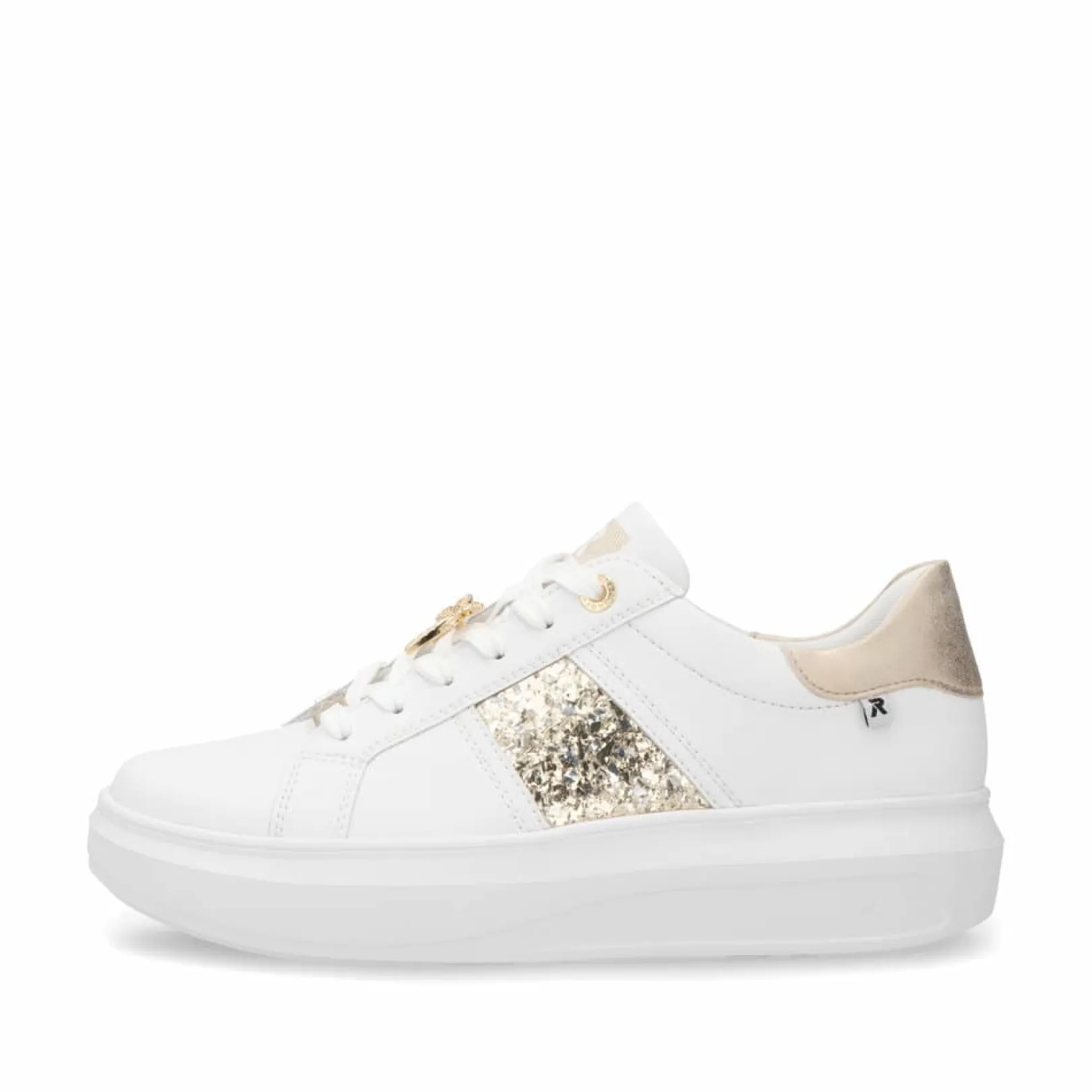 Rieker Sneaker<Damen Sneaker Low swan-white gold Weiss