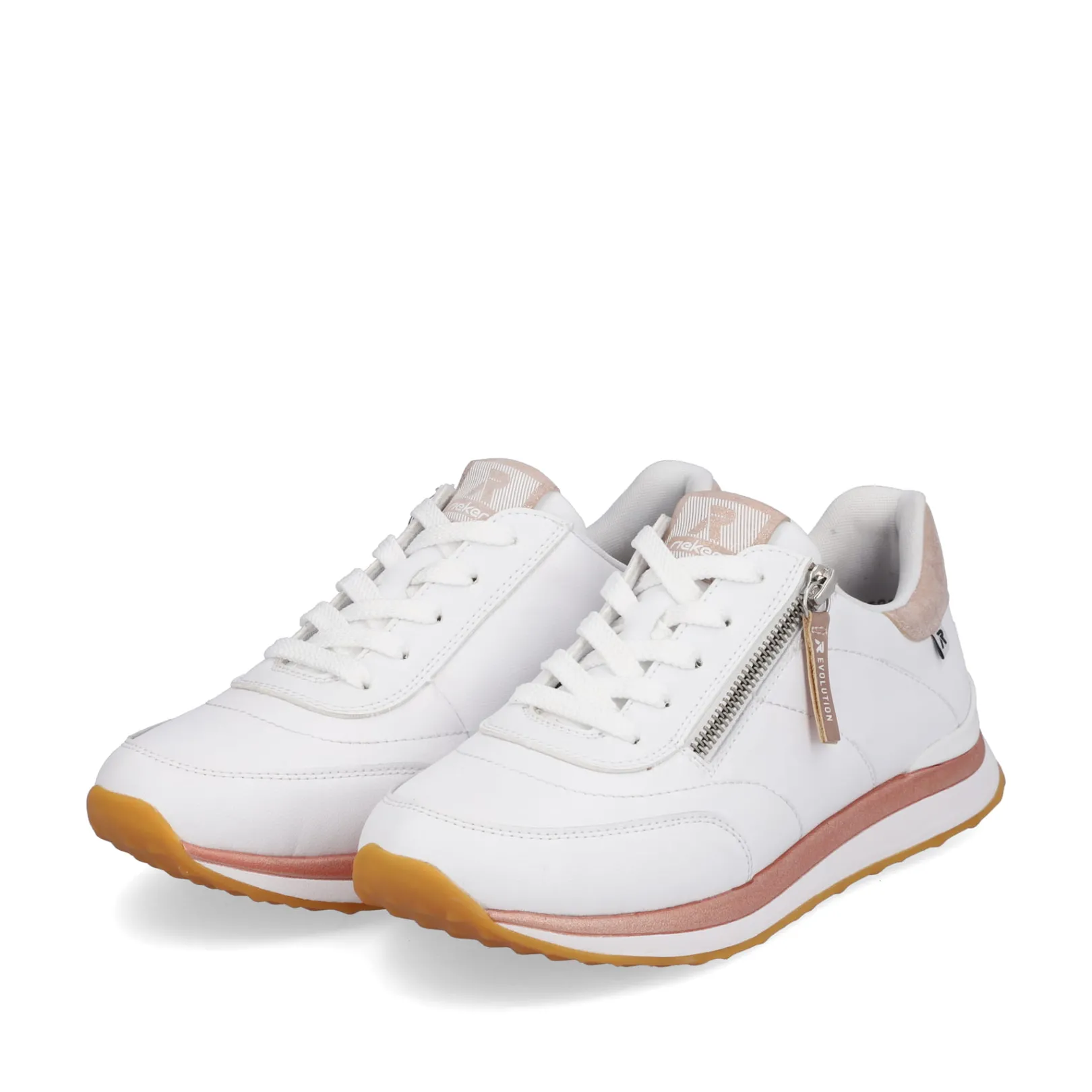 Rieker Sneaker<Damen Sneaker Low swan-white rose Weiss