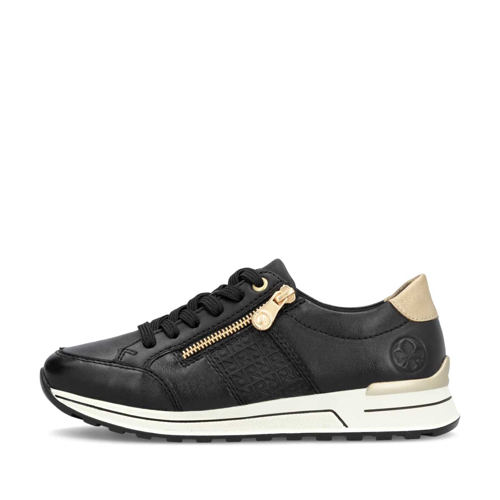 Rieker Sneaker<Damen Sneaker Low tief-gold Schwarz