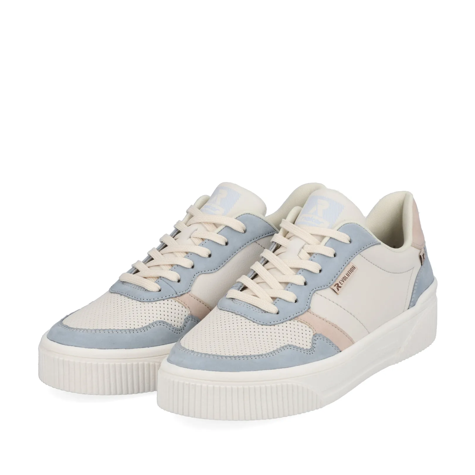 Rieker Sneaker<Damen Sneaker Low vanilla-white light-blue Weiss