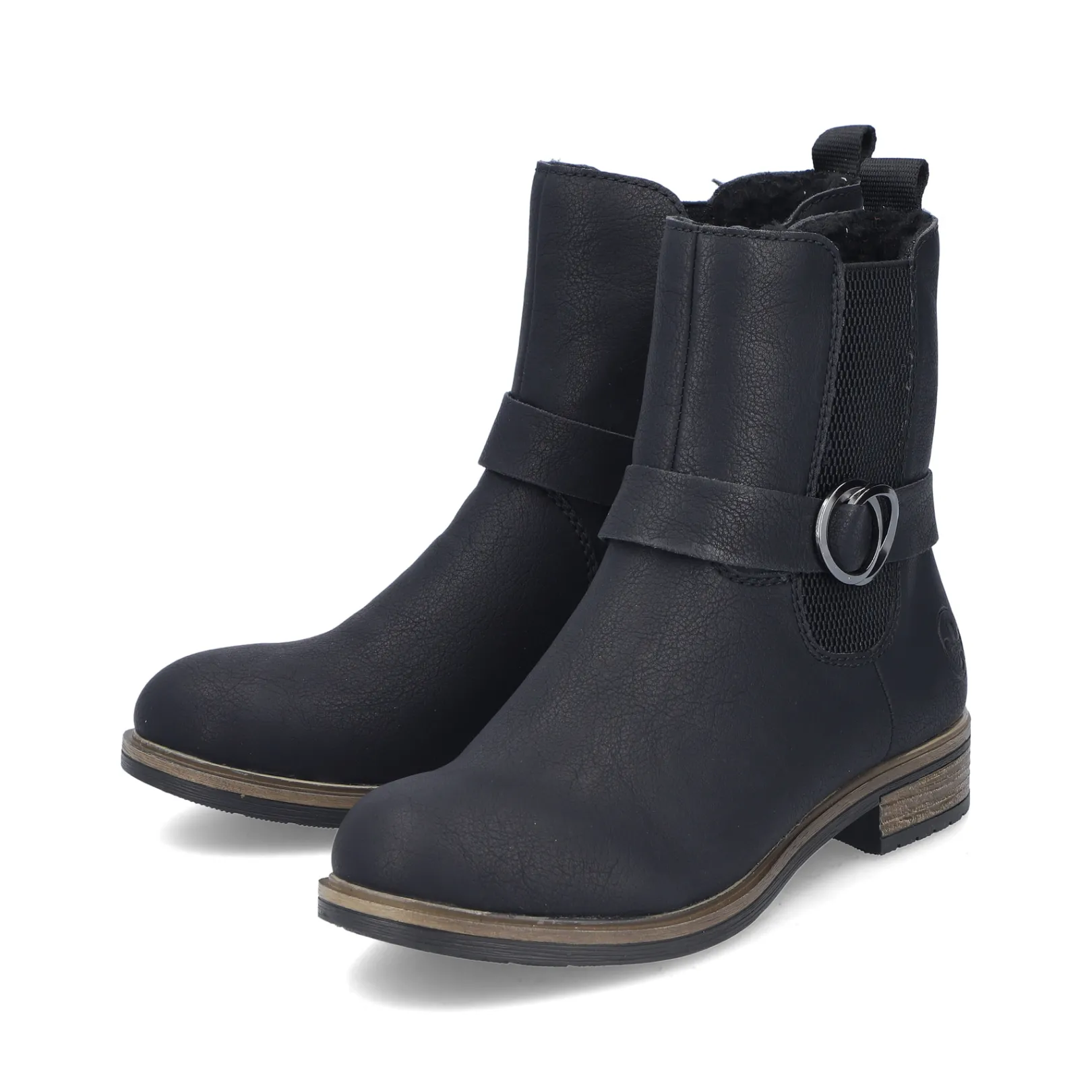 Rieker Stiefeletten & Boots<Damen Stiefeletten asphalt Schwarz