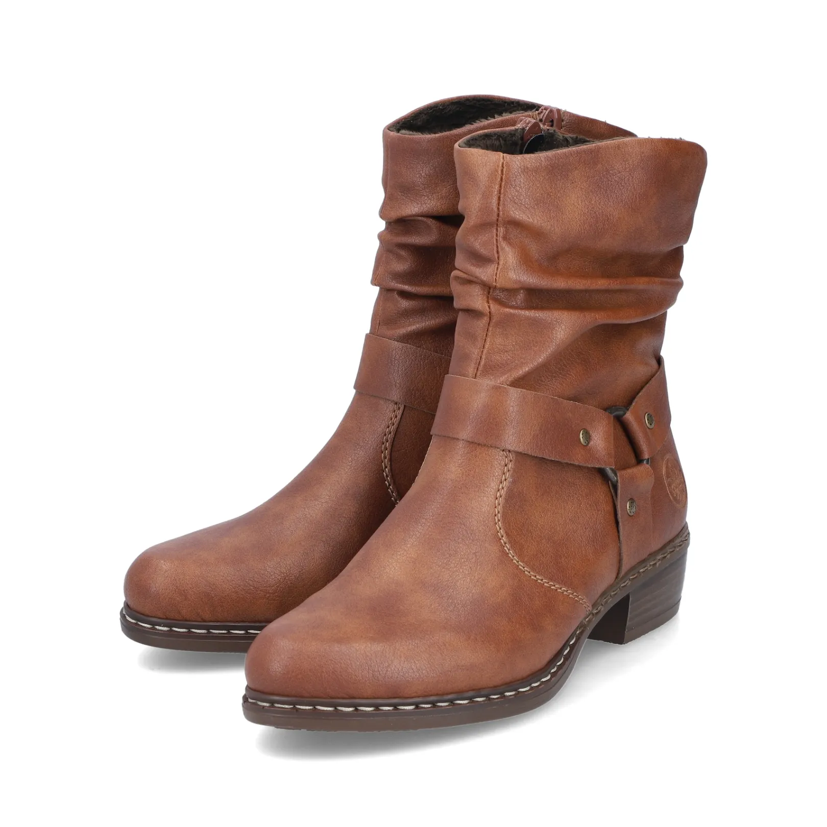 Rieker Stiefeletten & Boots<Damen Stiefeletten fuchs Braun