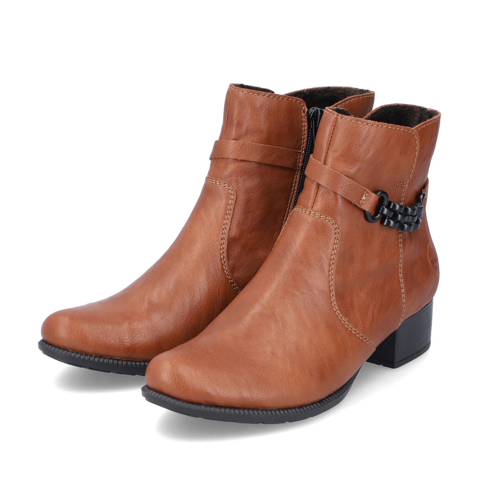 Rieker Stiefeletten & Boots<Damen Stiefeletten fuchs Braun