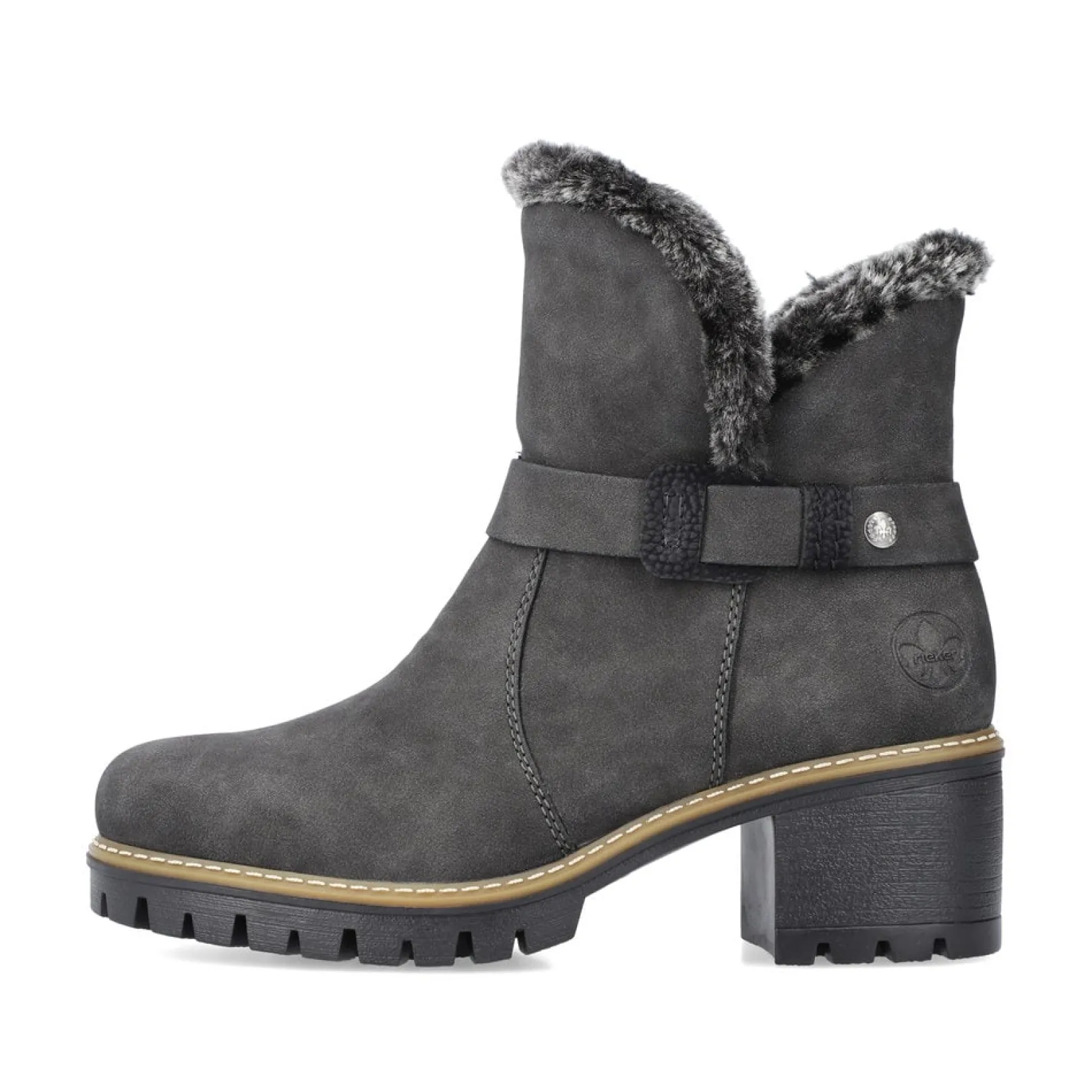 Rieker Stiefeletten & Boots<Damen Stiefeletten granit Grau