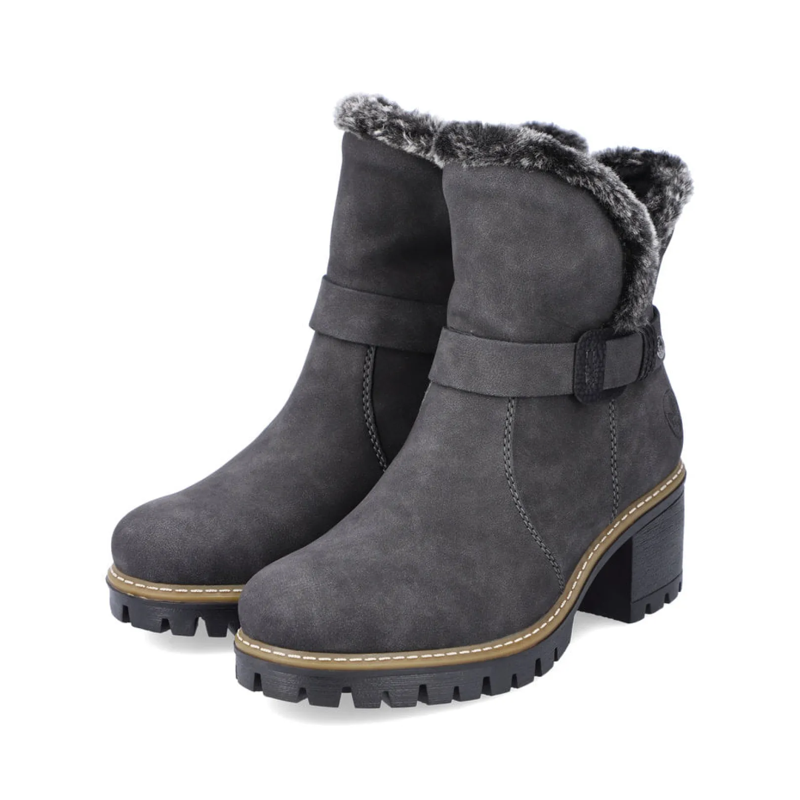 Rieker Stiefeletten & Boots<Damen Stiefeletten granit Grau