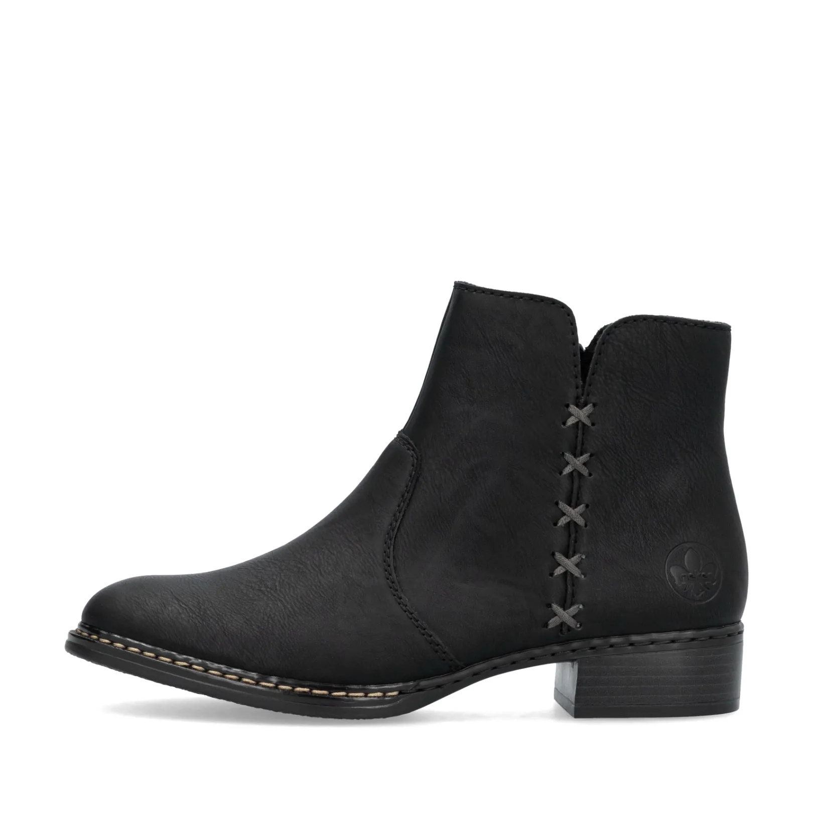 Rieker Stiefeletten & Boots<Damen Stiefeletten graphit Schwarz