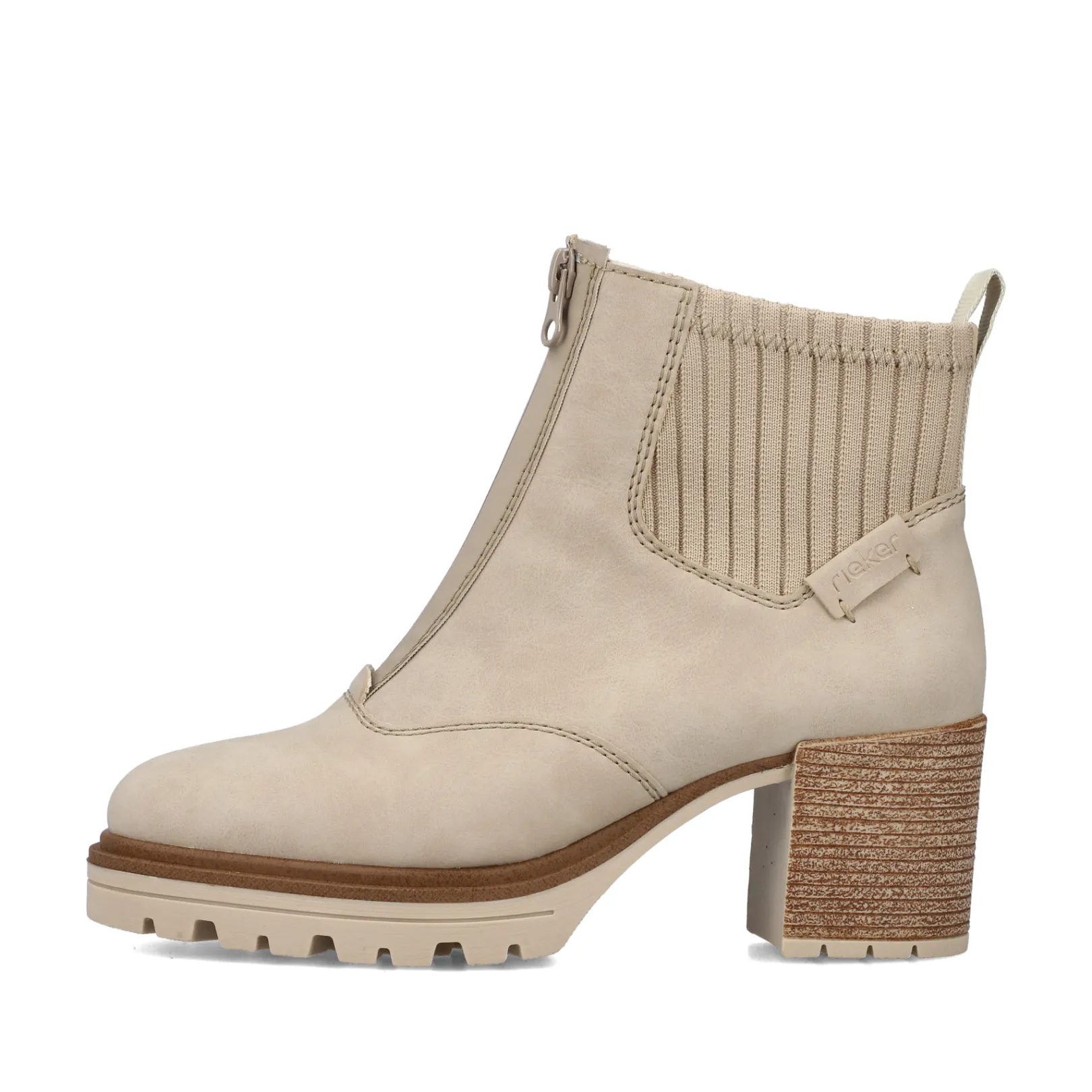 Rieker Stiefeletten & Boots<Damen Stiefeletten grau Beige