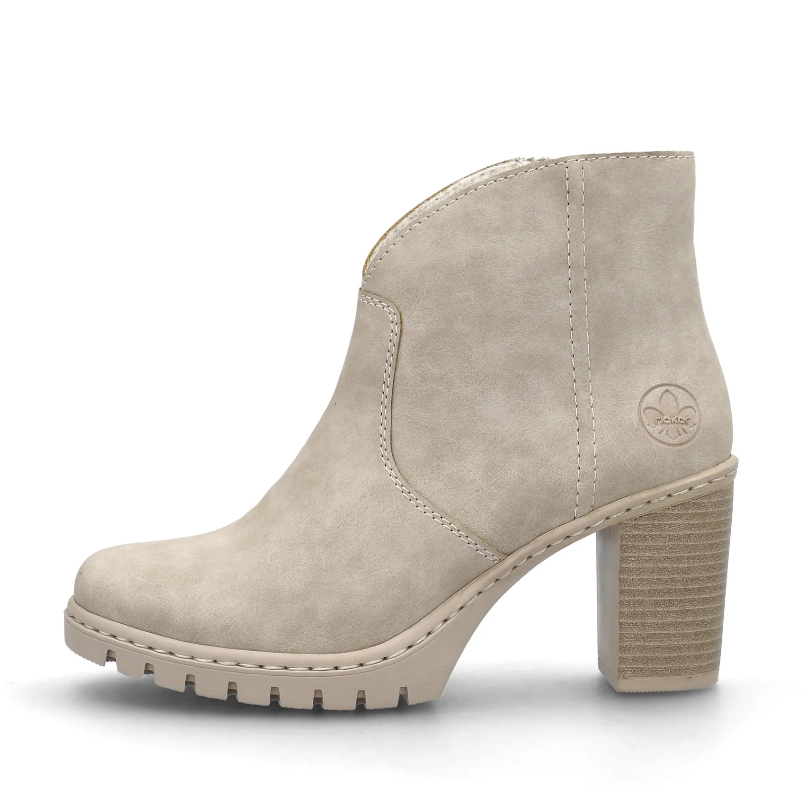 Rieker Stiefeletten & Boots<Damen Stiefeletten hell Beige