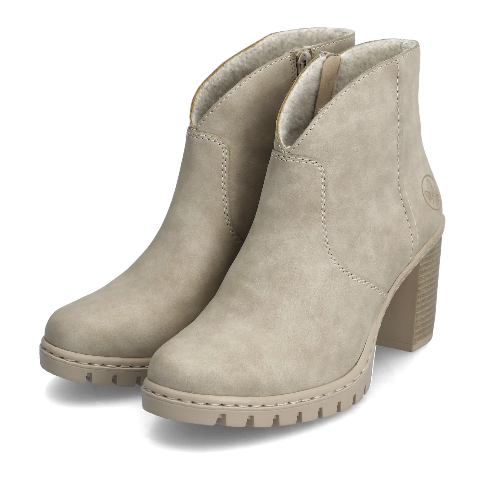 Rieker Stiefeletten & Boots<Damen Stiefeletten hell Beige